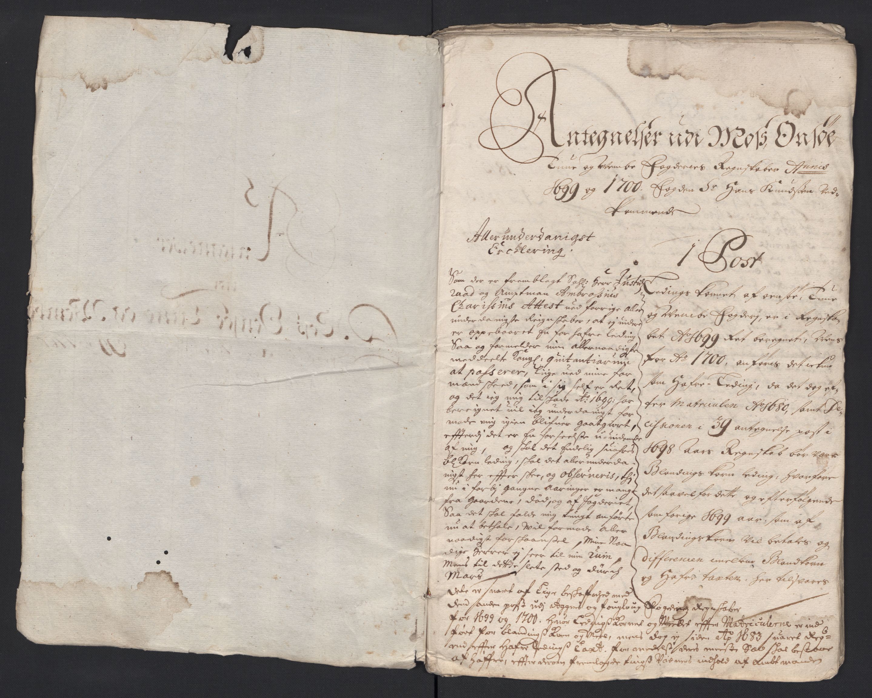 Rentekammeret inntil 1814, Reviderte regnskaper, Fogderegnskap, AV/RA-EA-4092/R04/L0129: Fogderegnskap Moss, Onsøy, Tune, Veme og Åbygge, 1700, s. 496