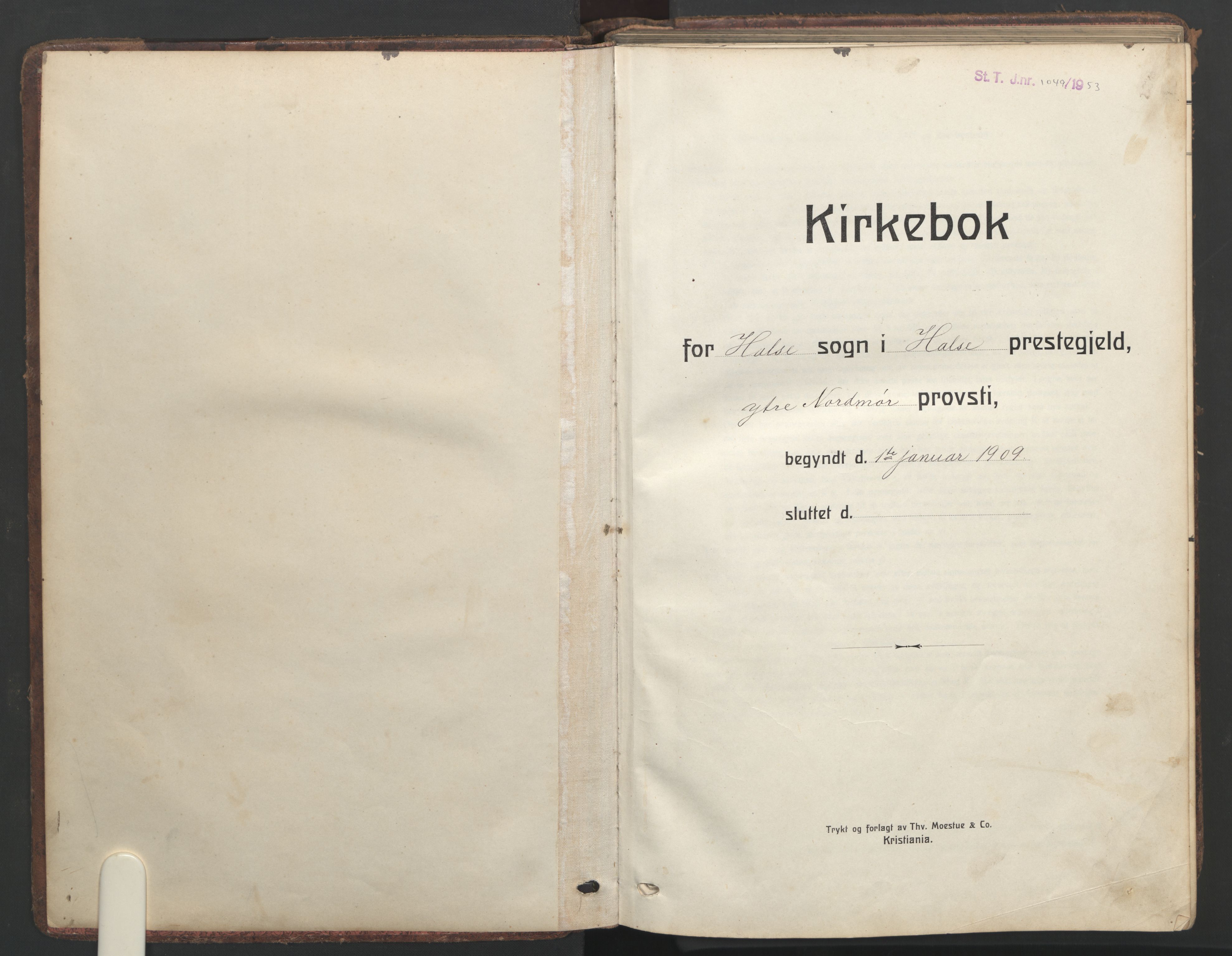 Ministerialprotokoller, klokkerbøker og fødselsregistre - Møre og Romsdal, AV/SAT-A-1454/576/L0891: Klokkerbok nr. 576C02, 1909-1946