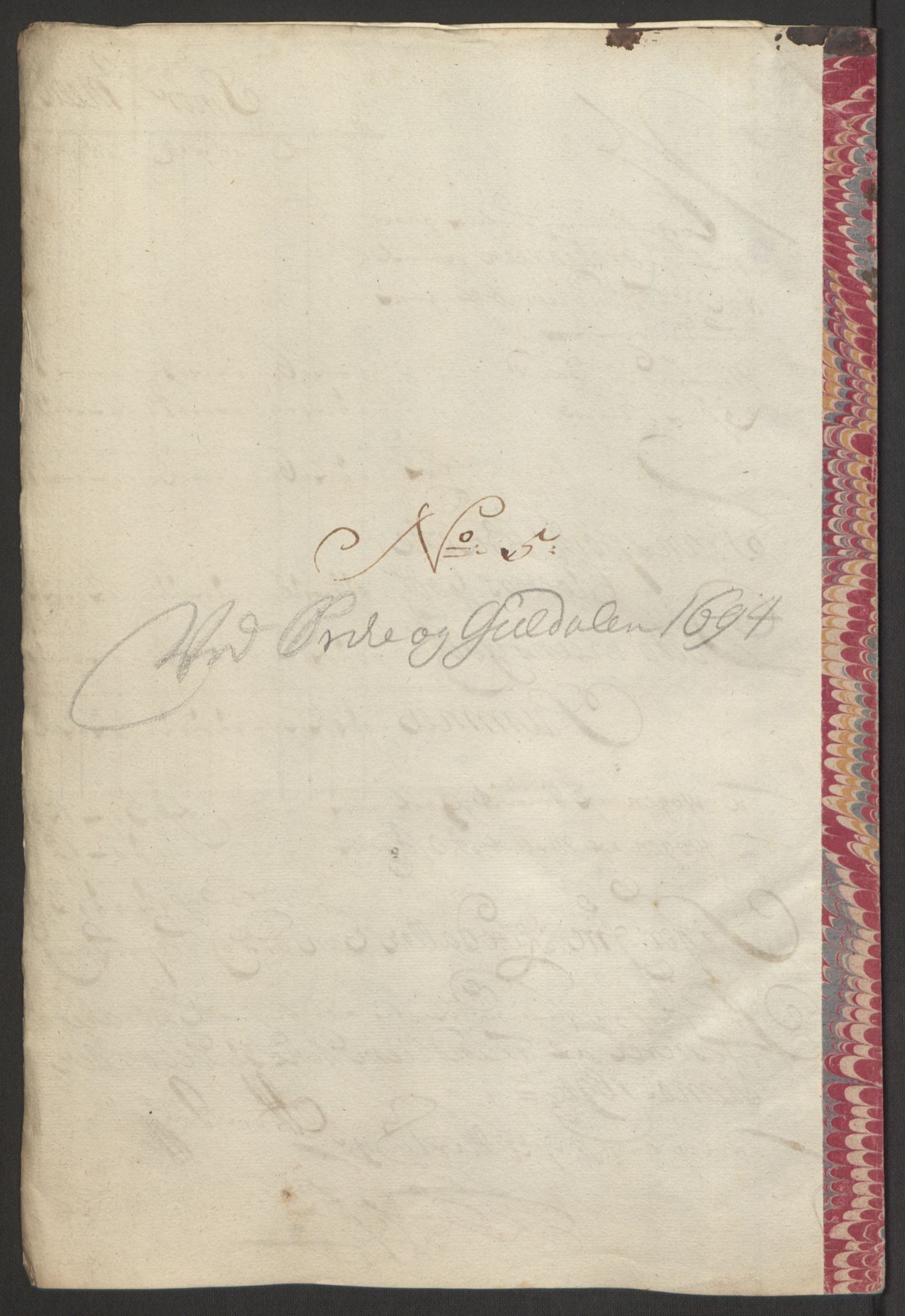 Rentekammeret inntil 1814, Reviderte regnskaper, Fogderegnskap, AV/RA-EA-4092/R60/L3944: Fogderegnskap Orkdal og Gauldal, 1694, s. 191