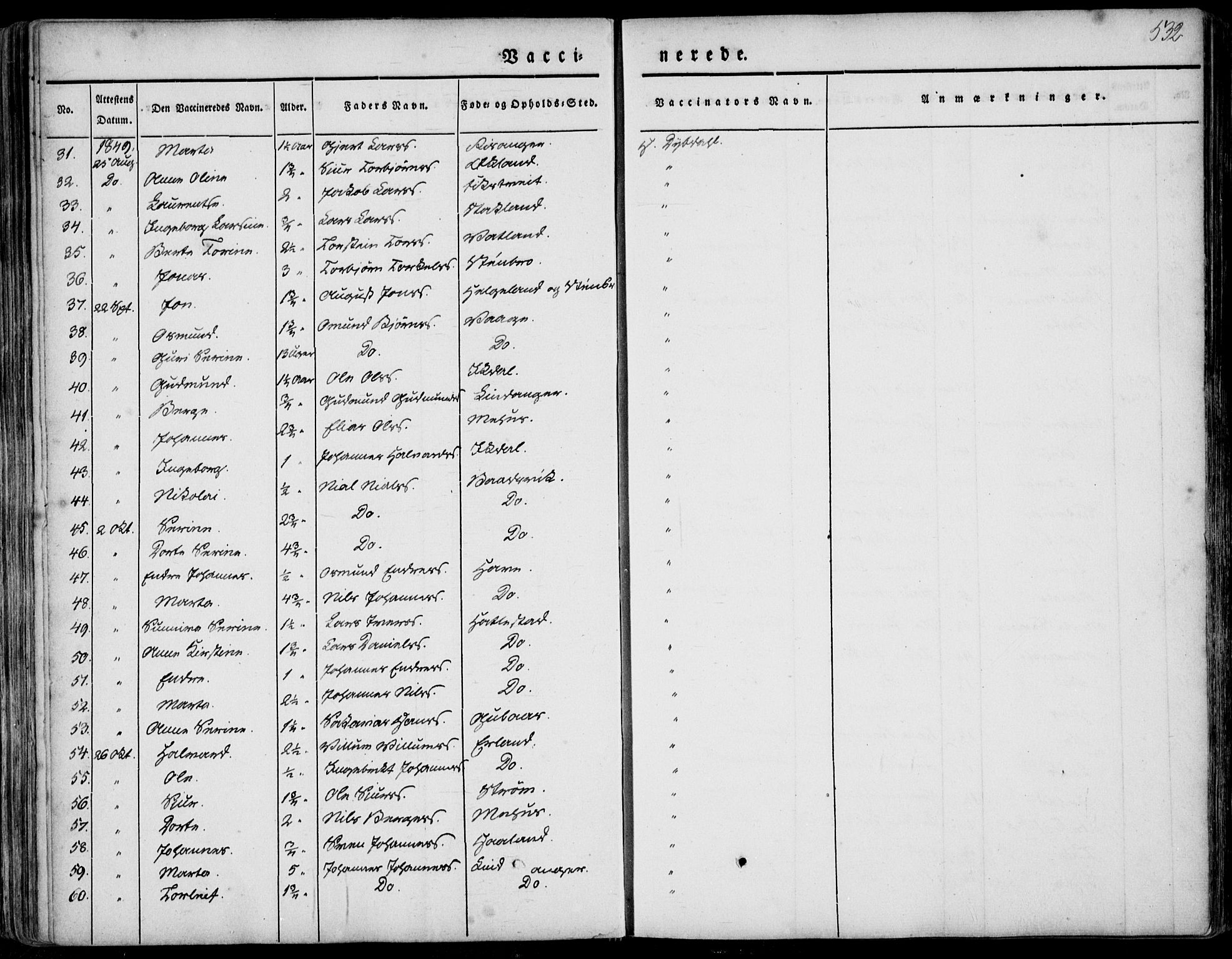 Skjold sokneprestkontor, SAST/A-101847/H/Ha/Haa/L0006: Ministerialbok nr. A 6.2, 1835-1858, s. 532