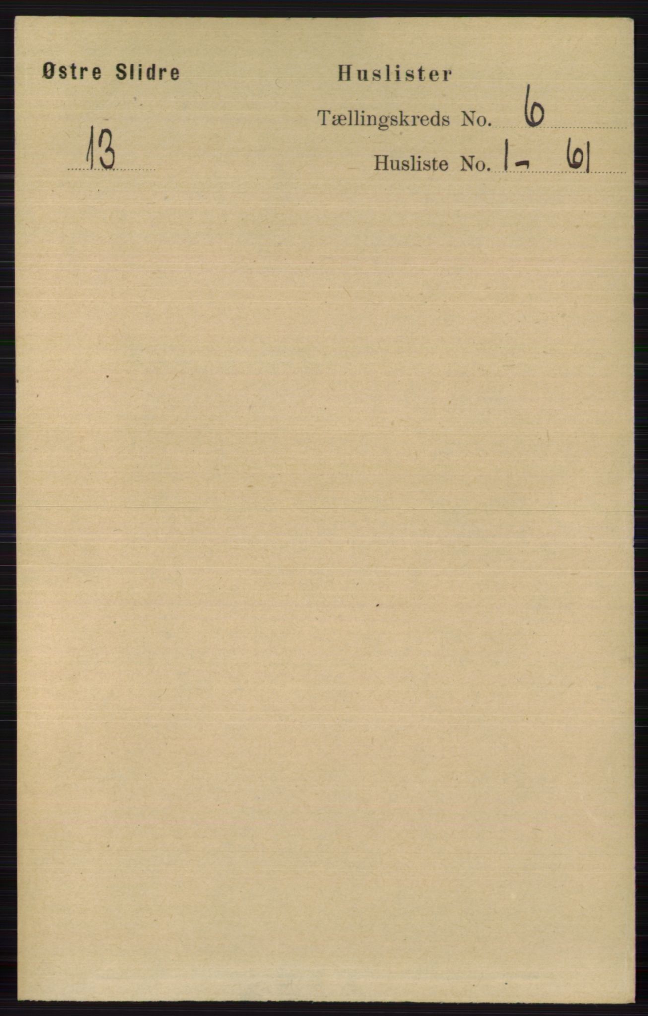 RA, Folketelling 1891 for 0544 Øystre Slidre herred, 1891, s. 1735