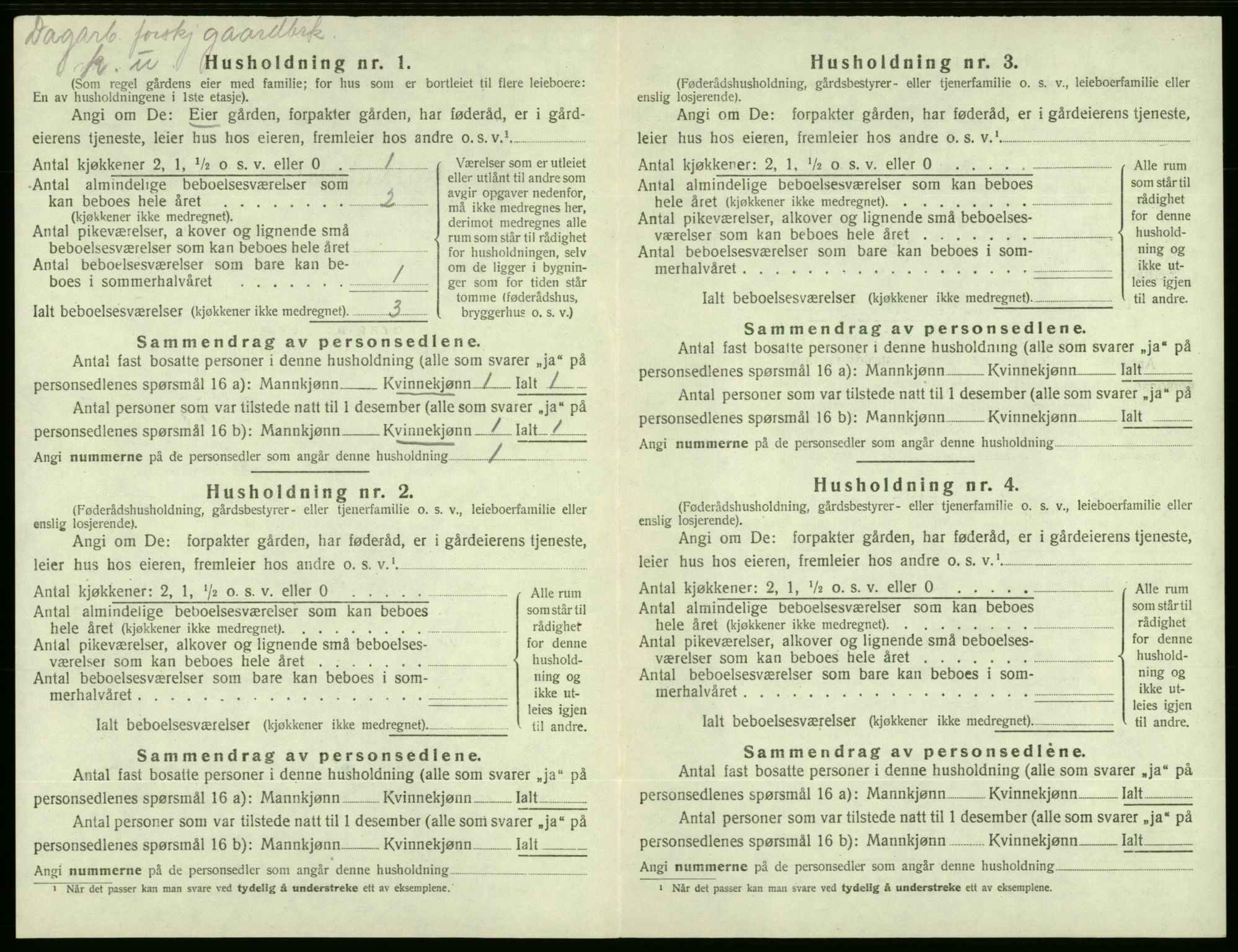 SAB, Folketelling 1920 for 1211 Etne herred, 1920, s. 593