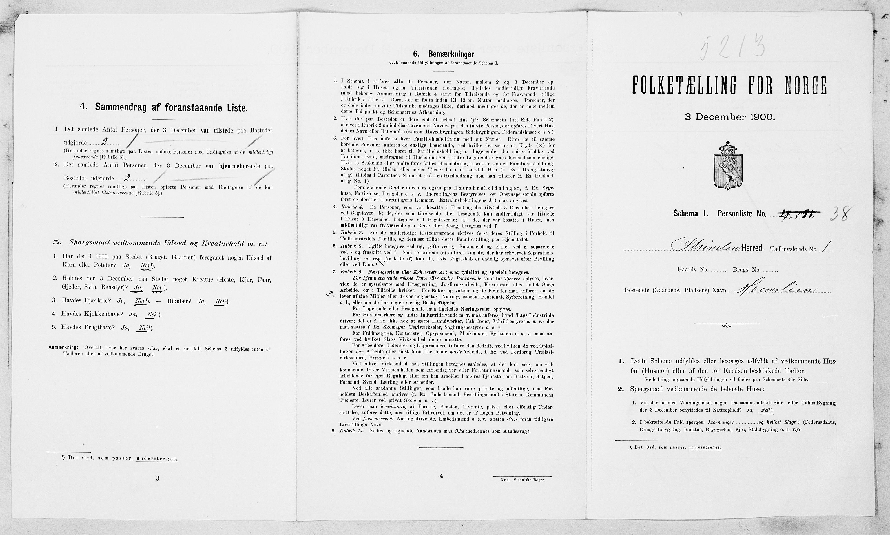 SAT, Folketelling 1900 for 1660 Strinda herred, 1900, s. 162