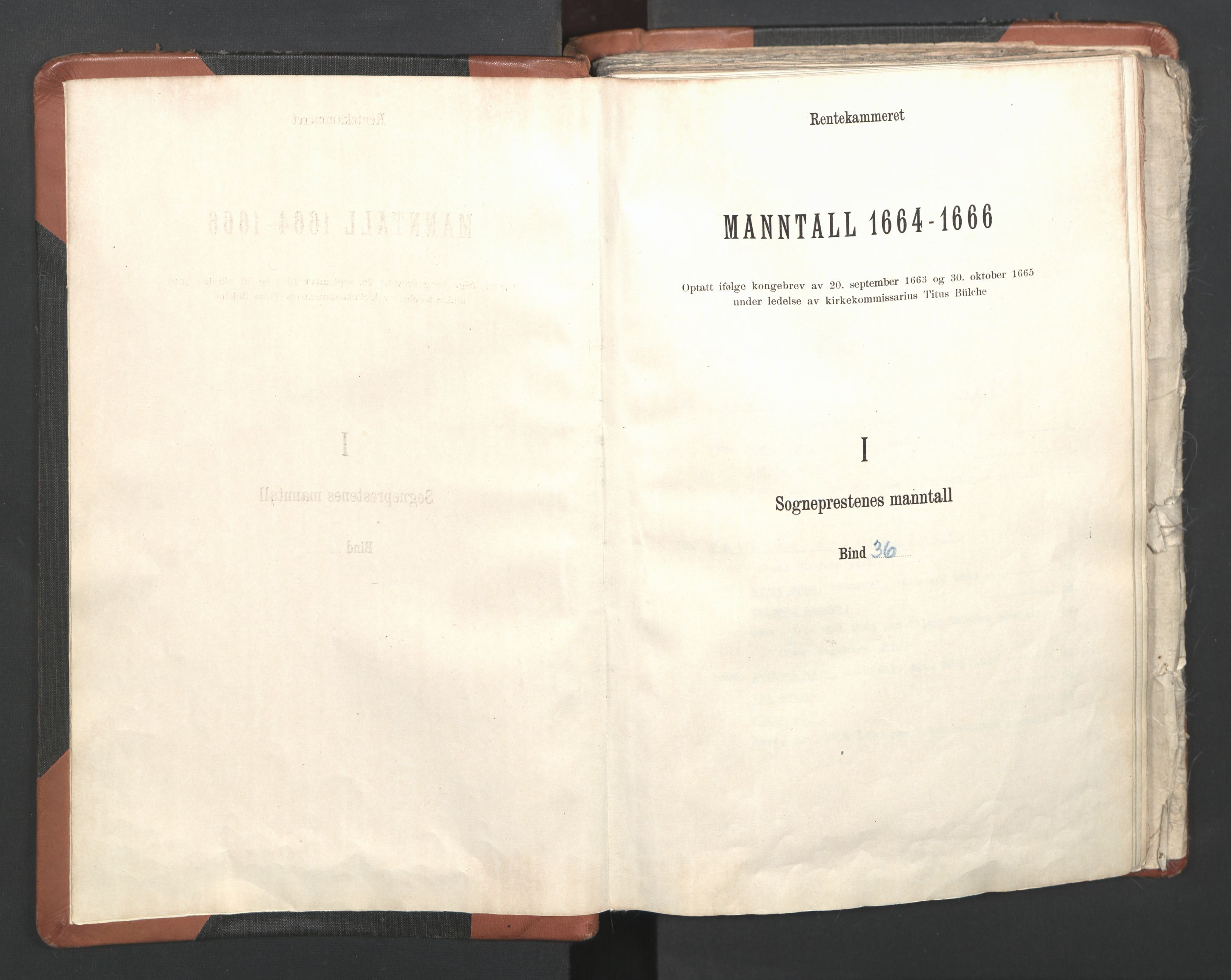 RA, Sogneprestenes manntall 1664-1666, nr. 36: Lofoten og Vesterålen prosti, Senja prosti og Troms prosti, 1664-1666