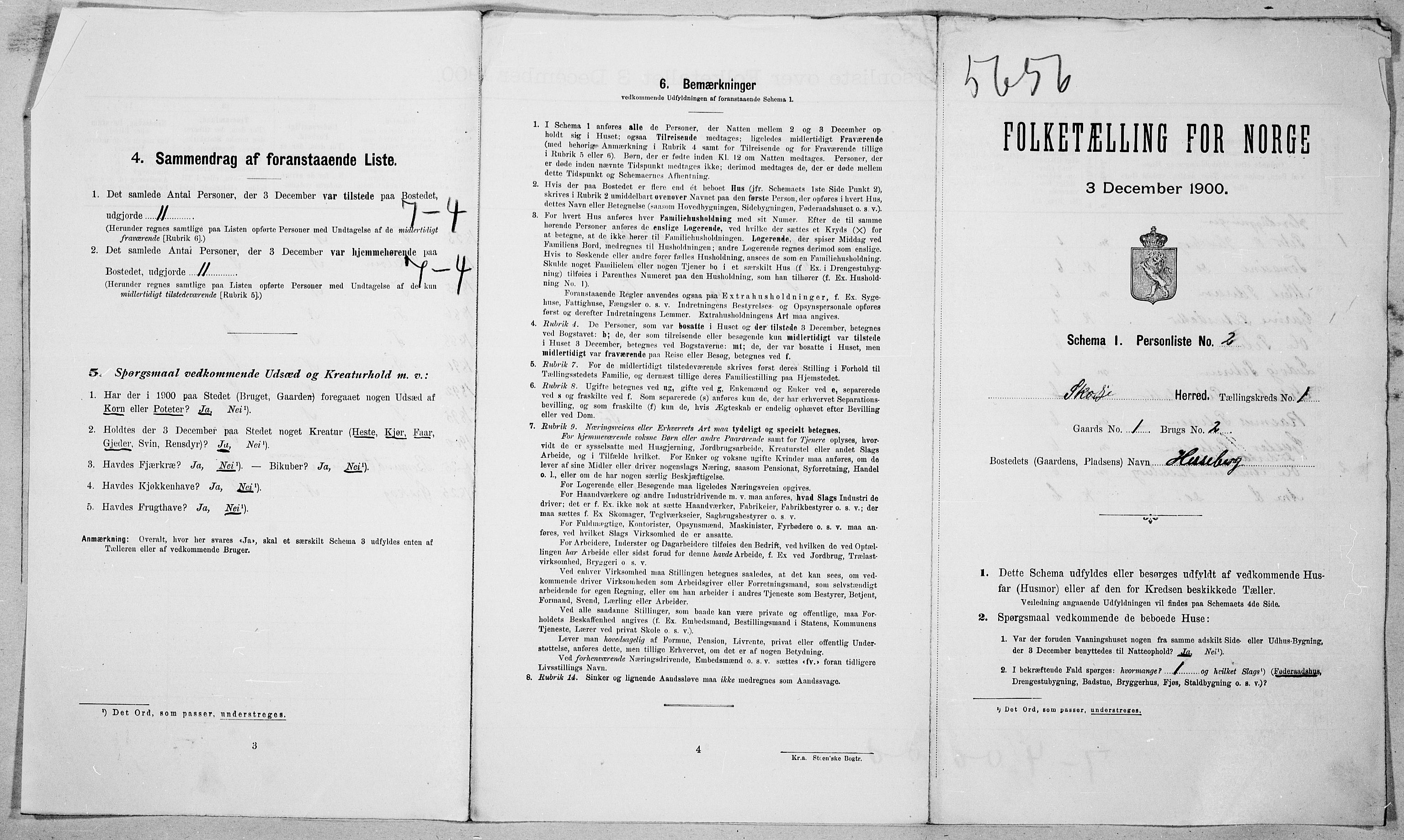 SAT, Folketelling 1900 for 1529 Skodje herred, 1900, s. 101