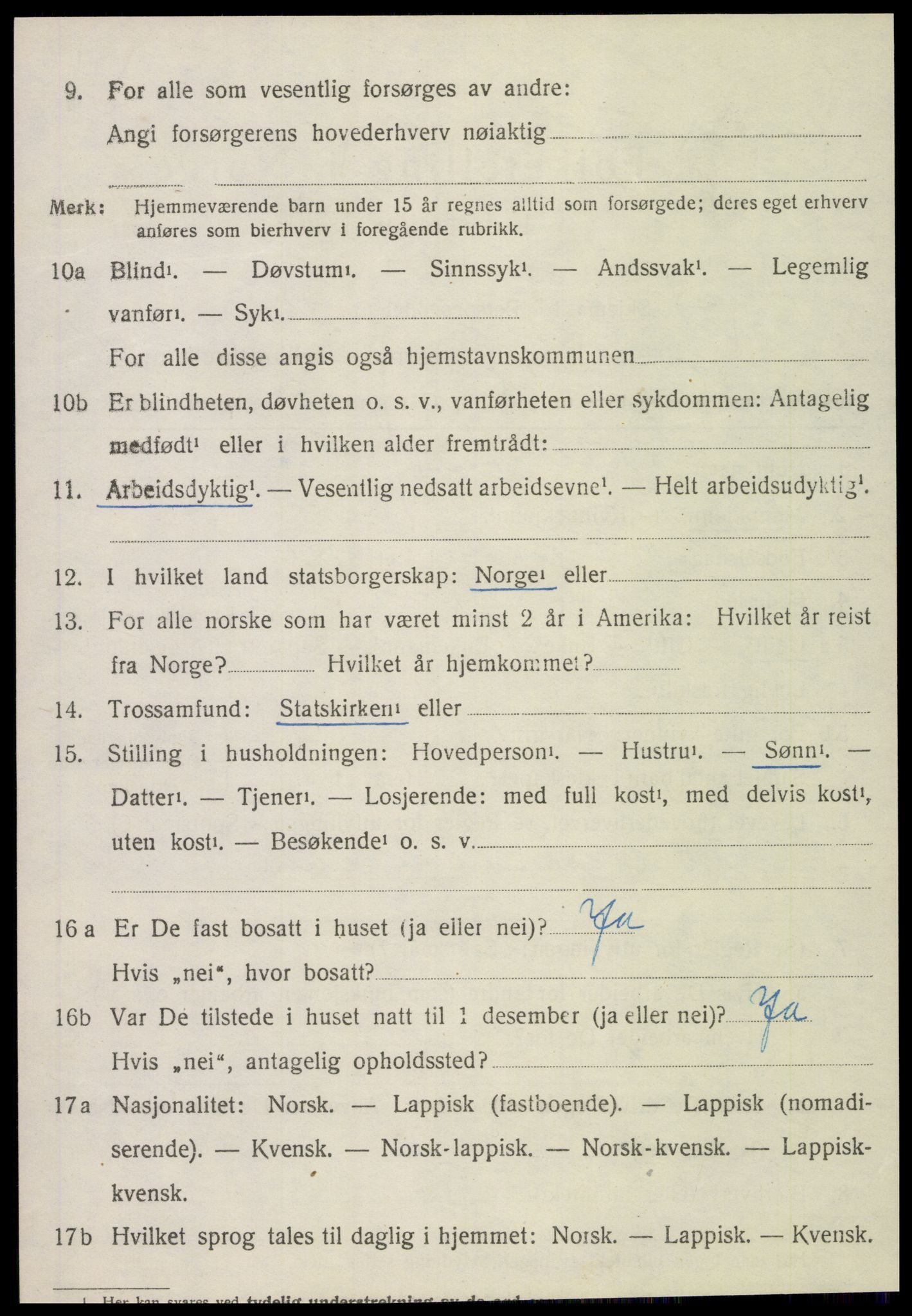 SAT, Folketelling 1920 for 1735 Kvam herred, 1920, s. 2006