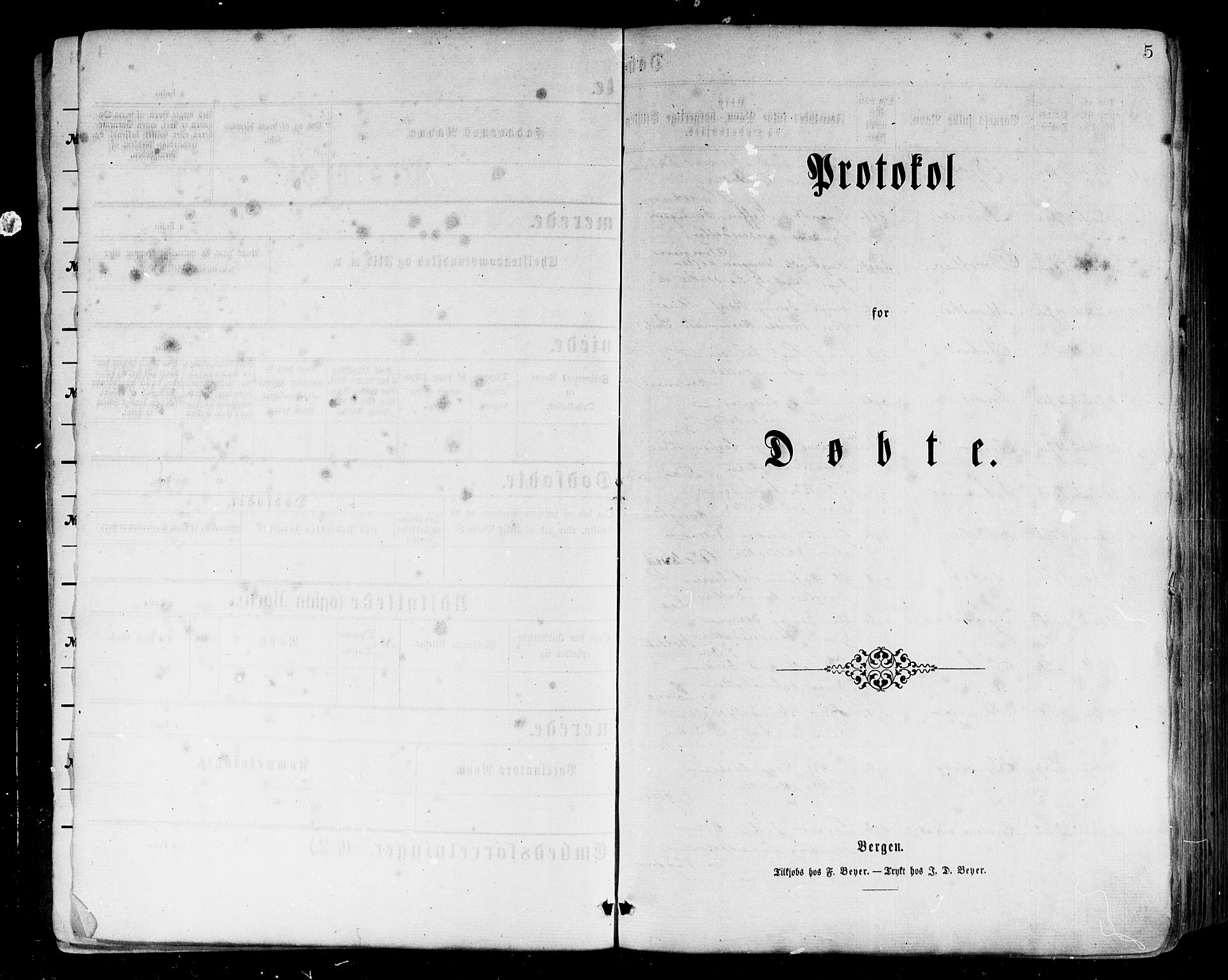 Vik sokneprestembete, SAB/A-81501: Ministerialbok nr. A 9, 1866-1877, s. 5