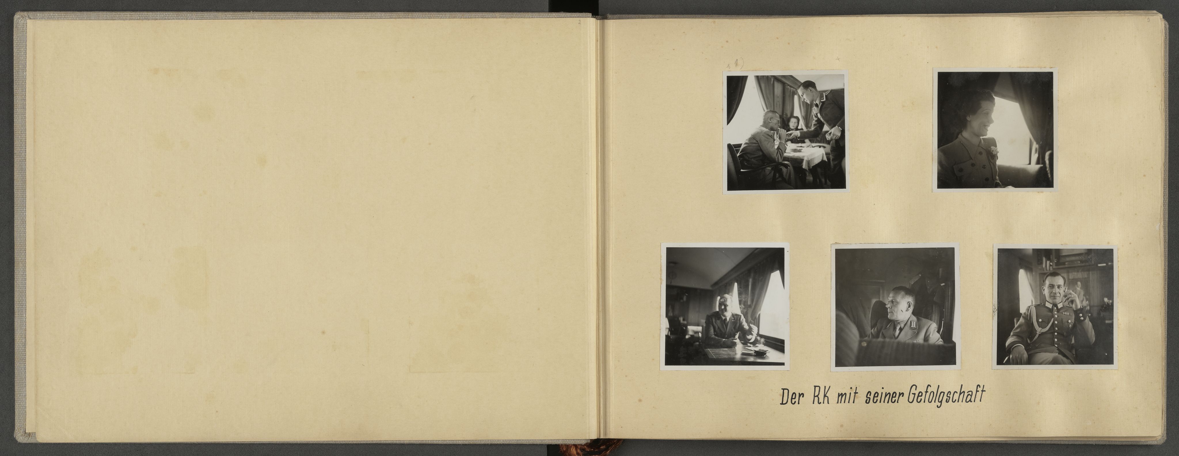 Tyske arkiver, Reichskommissariat, AV/RA-RAFA-2174/E/Ei/L0001: Reise des Reichskommissars nach Nord-Norwegen und Lappland vom 12. bis 23. Oktober 1942 , 1942