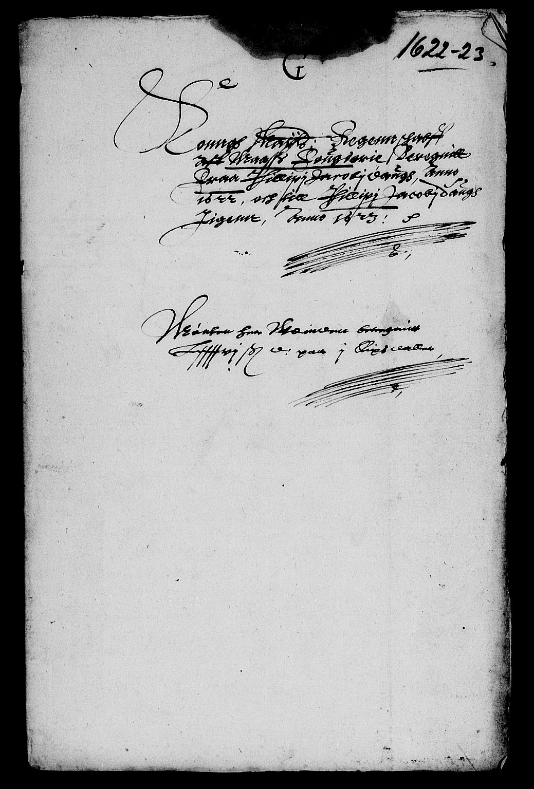 Rentekammeret inntil 1814, Reviderte regnskaper, Lensregnskaper, RA/EA-5023/R/Rb/Rba/L0061: Akershus len, 1622-1623