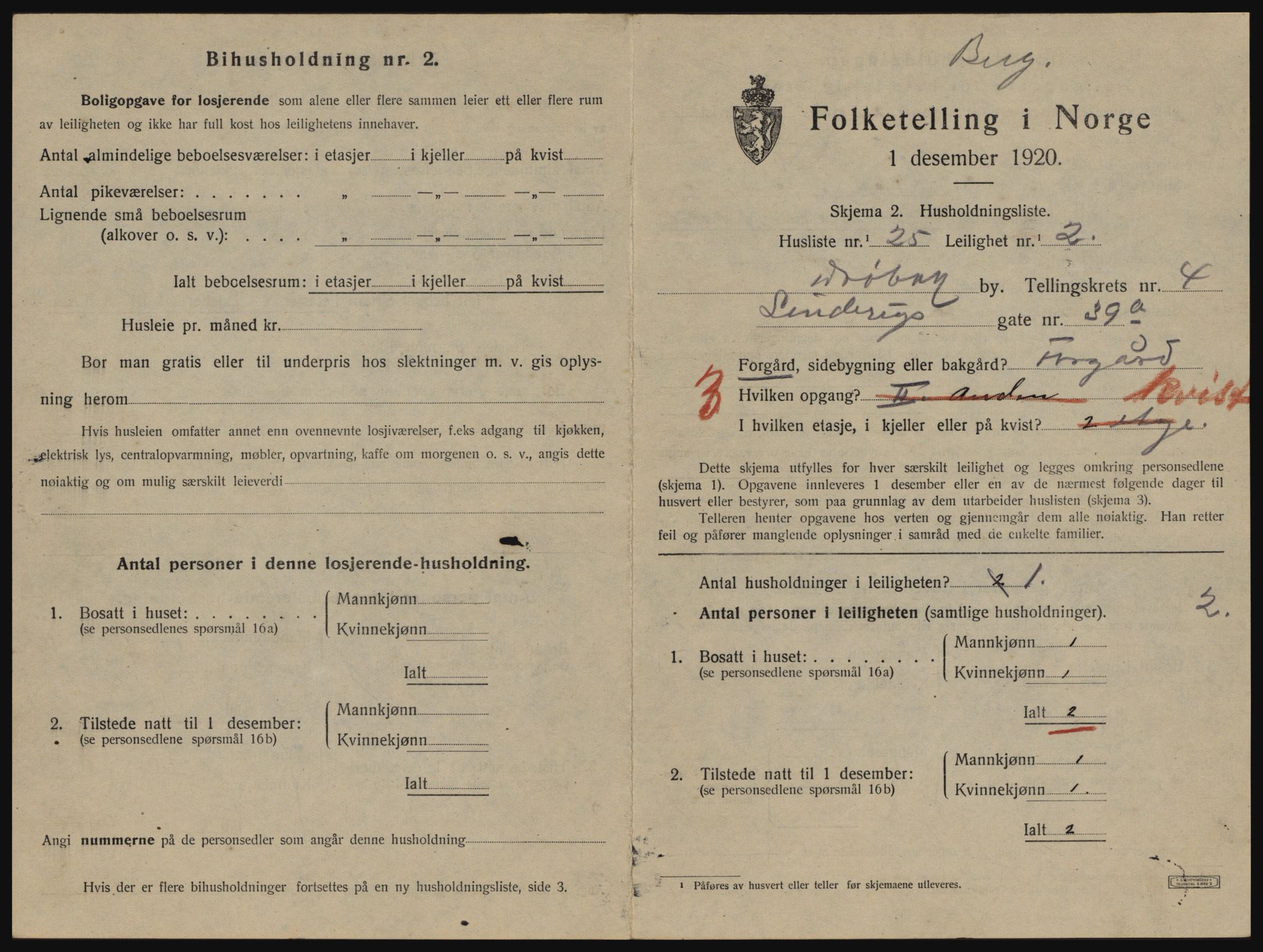 SAO, Folketelling 1920 for 0203 Drøbak kjøpstad, 1920, s. 1371