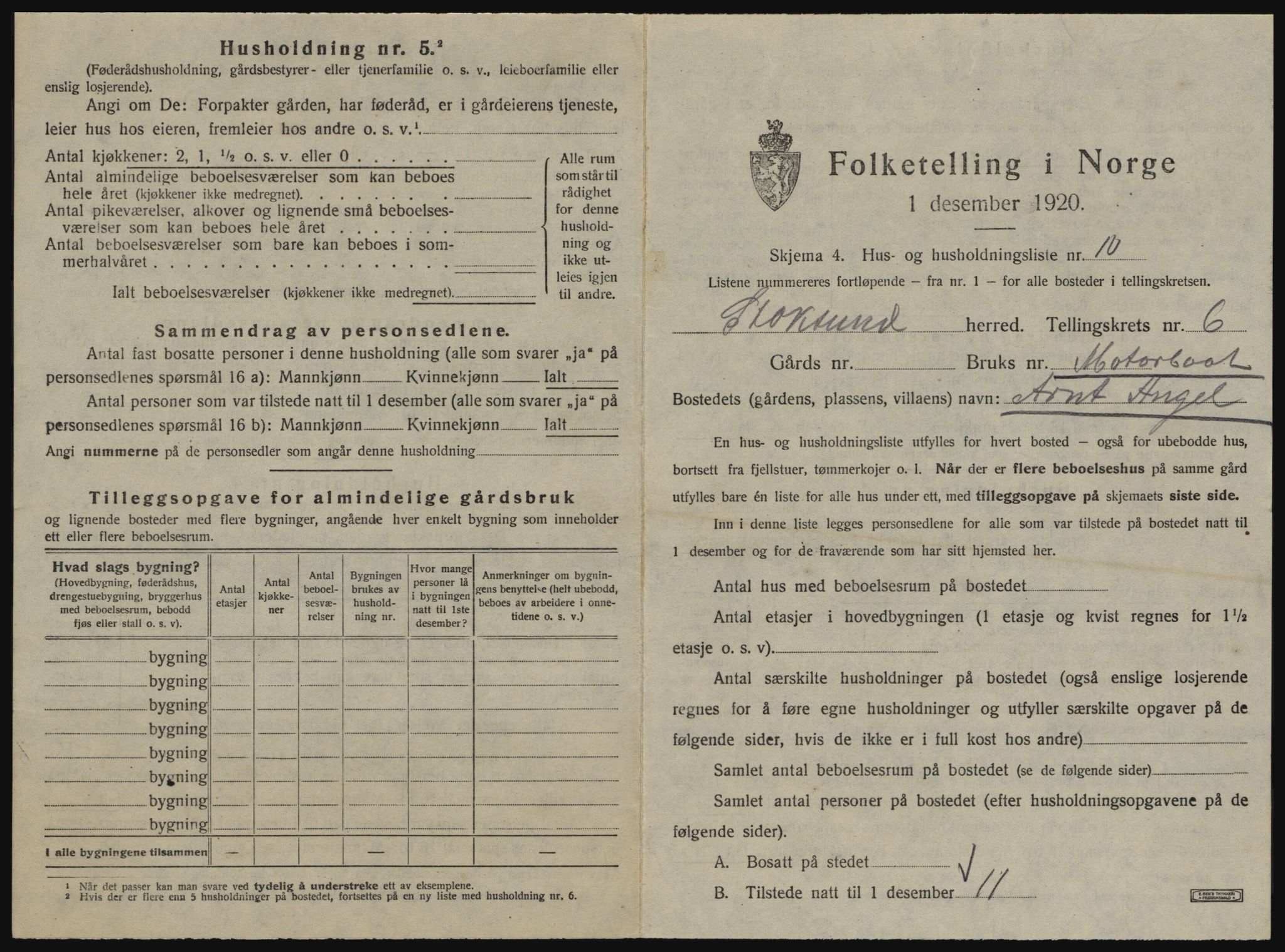 SAT, Folketelling 1920 for 1631 Stoksund herred, 1920, s. 560