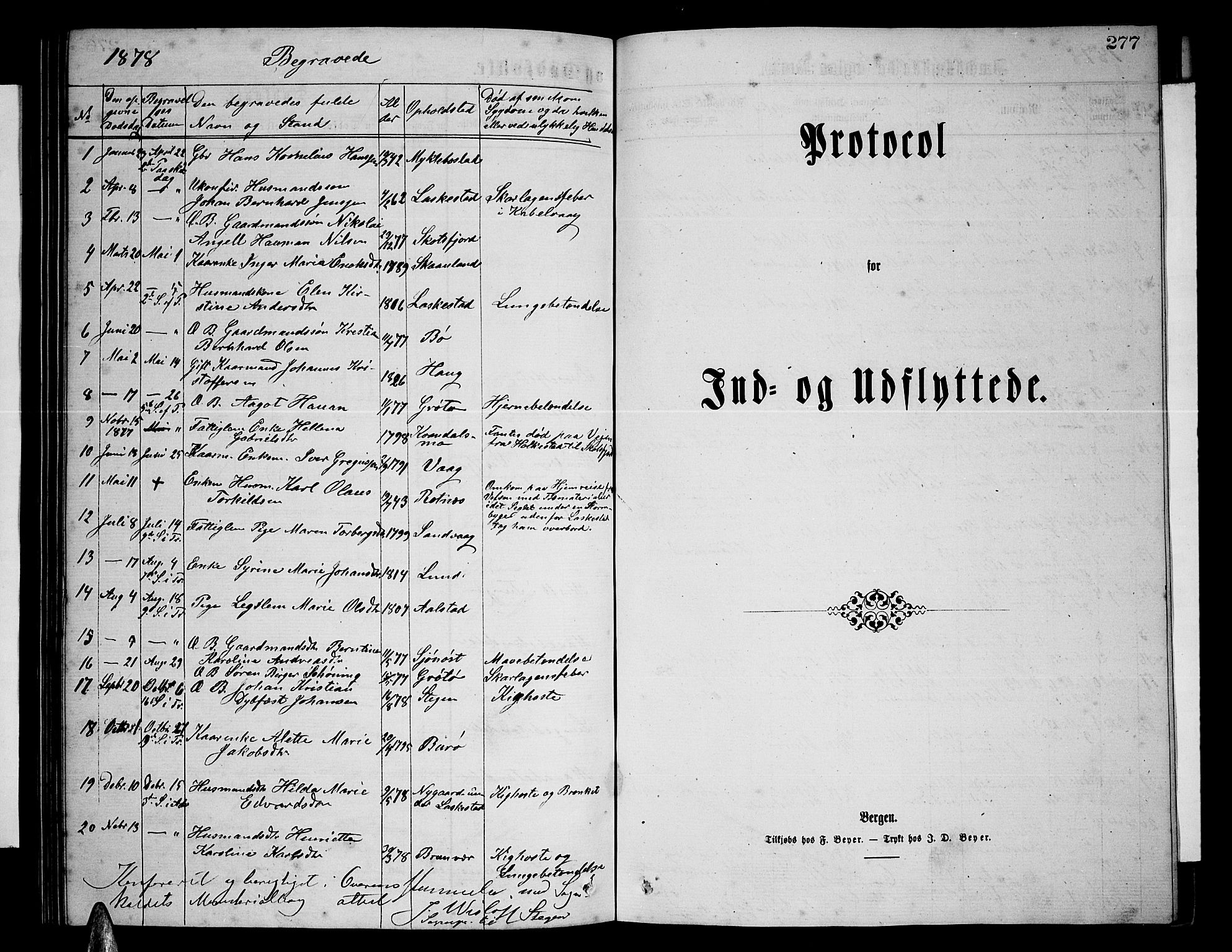 Ministerialprotokoller, klokkerbøker og fødselsregistre - Nordland, AV/SAT-A-1459/855/L0815: Klokkerbok nr. 855C04, 1865-1878, s. 277