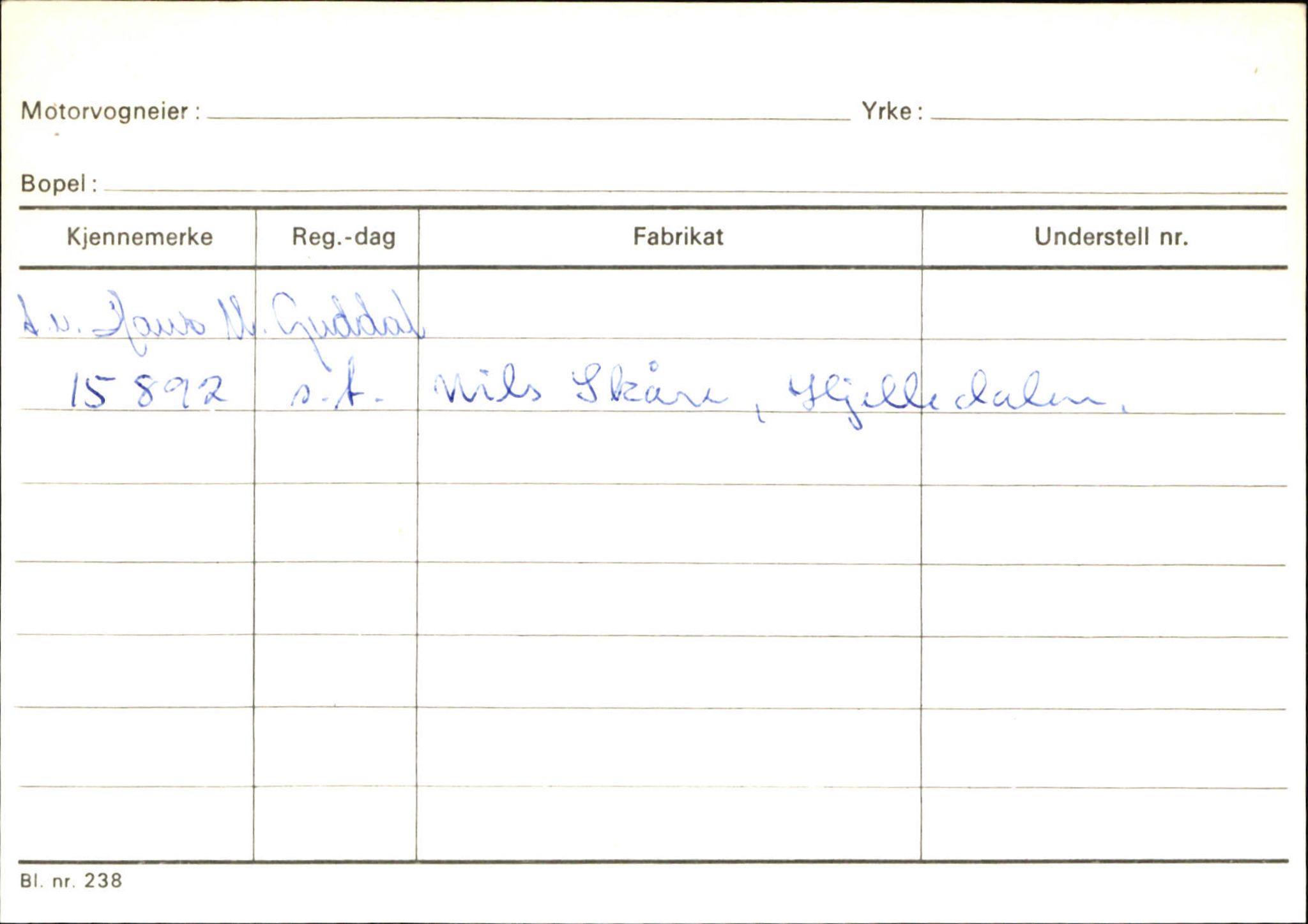 Statens vegvesen, Sogn og Fjordane vegkontor, AV/SAB-A-5301/4/F/L0131: Eigarregister Høyanger P-Å. Stryn S-Å, 1945-1975, s. 1581