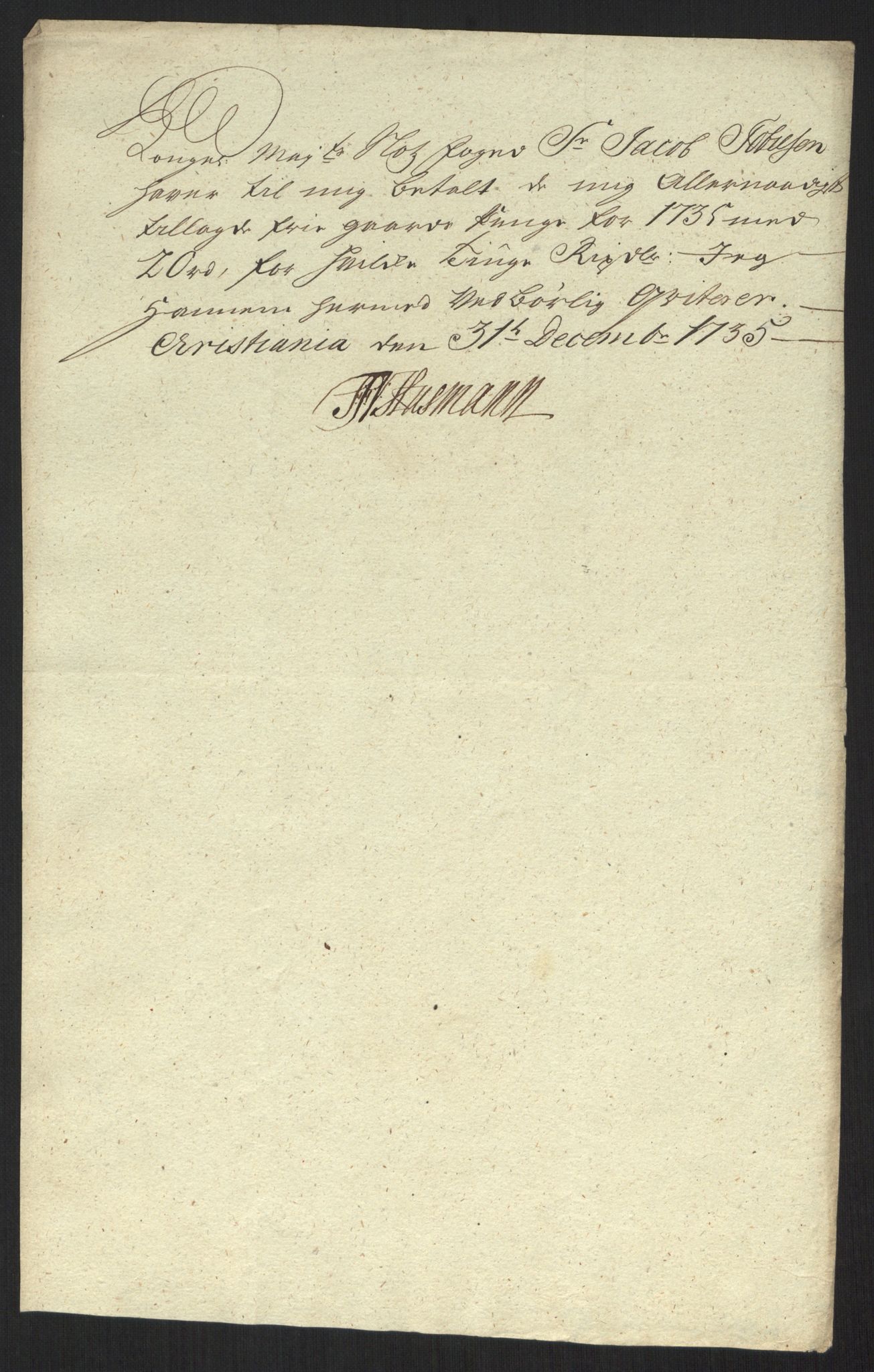 Rentekammeret inntil 1814, Reviderte regnskaper, Fogderegnskap, RA/EA-4092/R10/L0474: Fogderegnskap Aker og Follo, 1735, s. 159