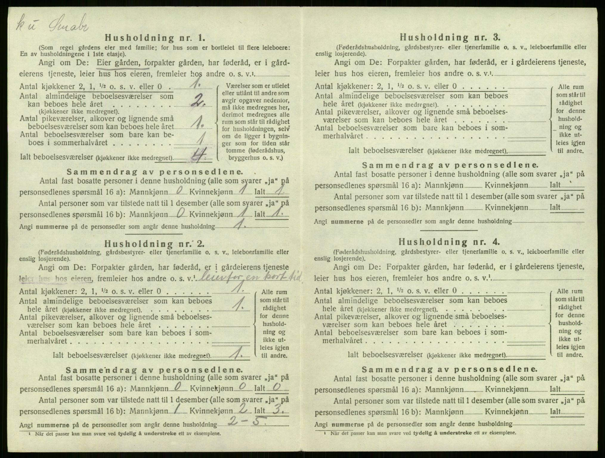 SAKO, Folketelling 1920 for 0626 Lier herred, 1920, s. 2240