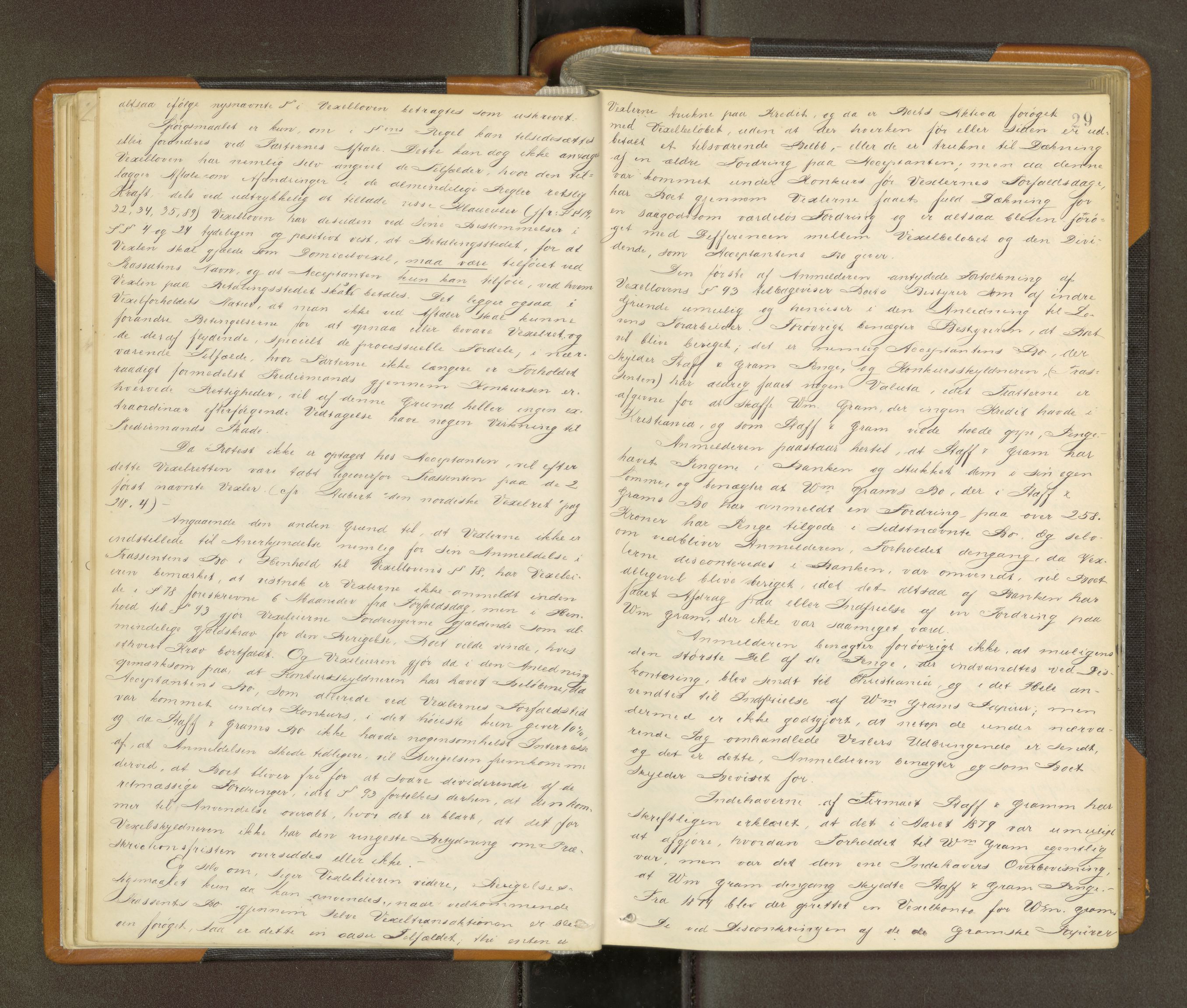 Trondheim byfogd, AV/SAT-A-0003/1/3/3B/L0010: Skiftebehandlingsprotokoll (u/ register) U, 1884-1890, s. 29