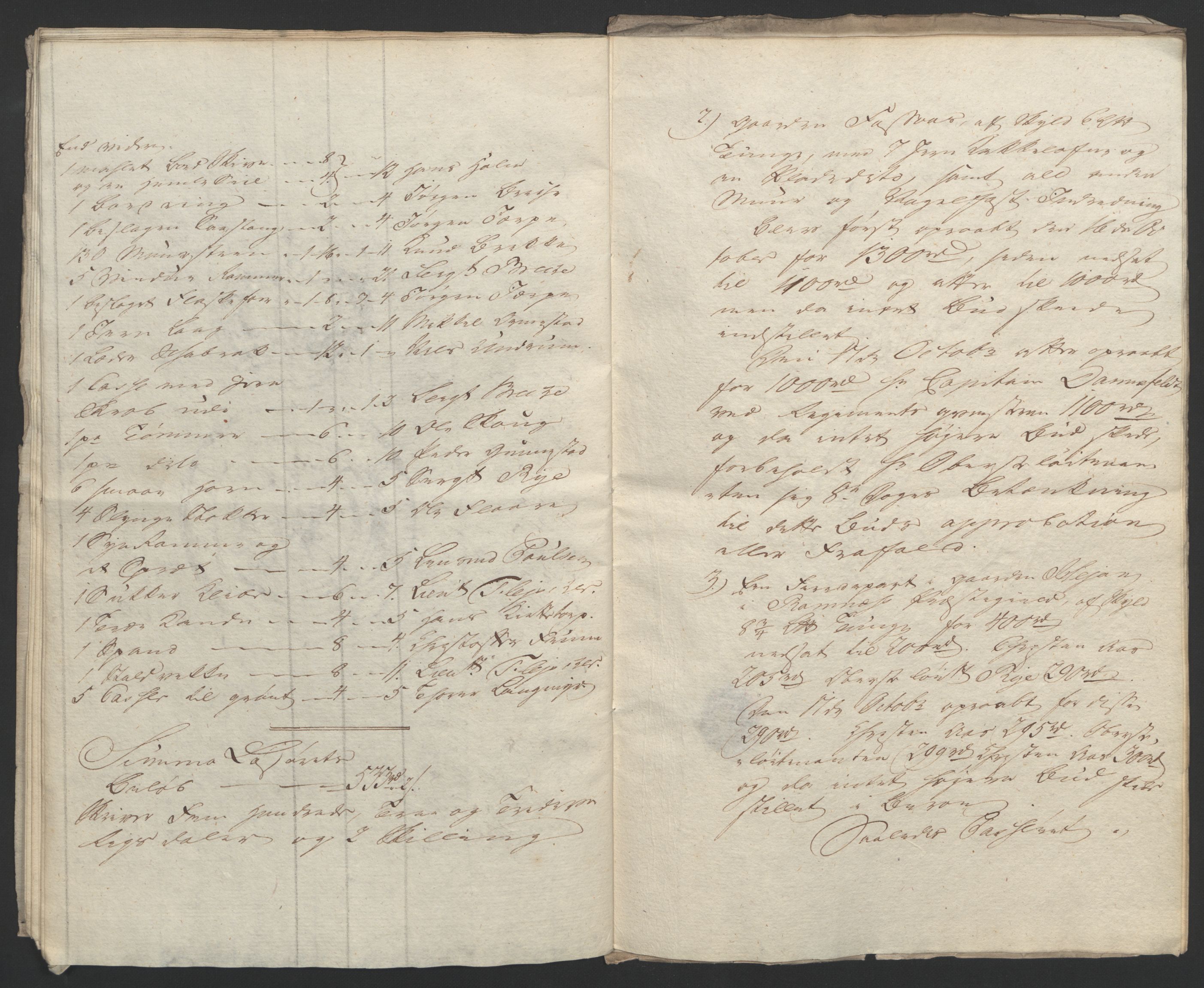 Forsvaret, Generalauditøren, RA/RAFA-1772/F/Fj/Fja/L0027: --, 1769-1824, s. 266