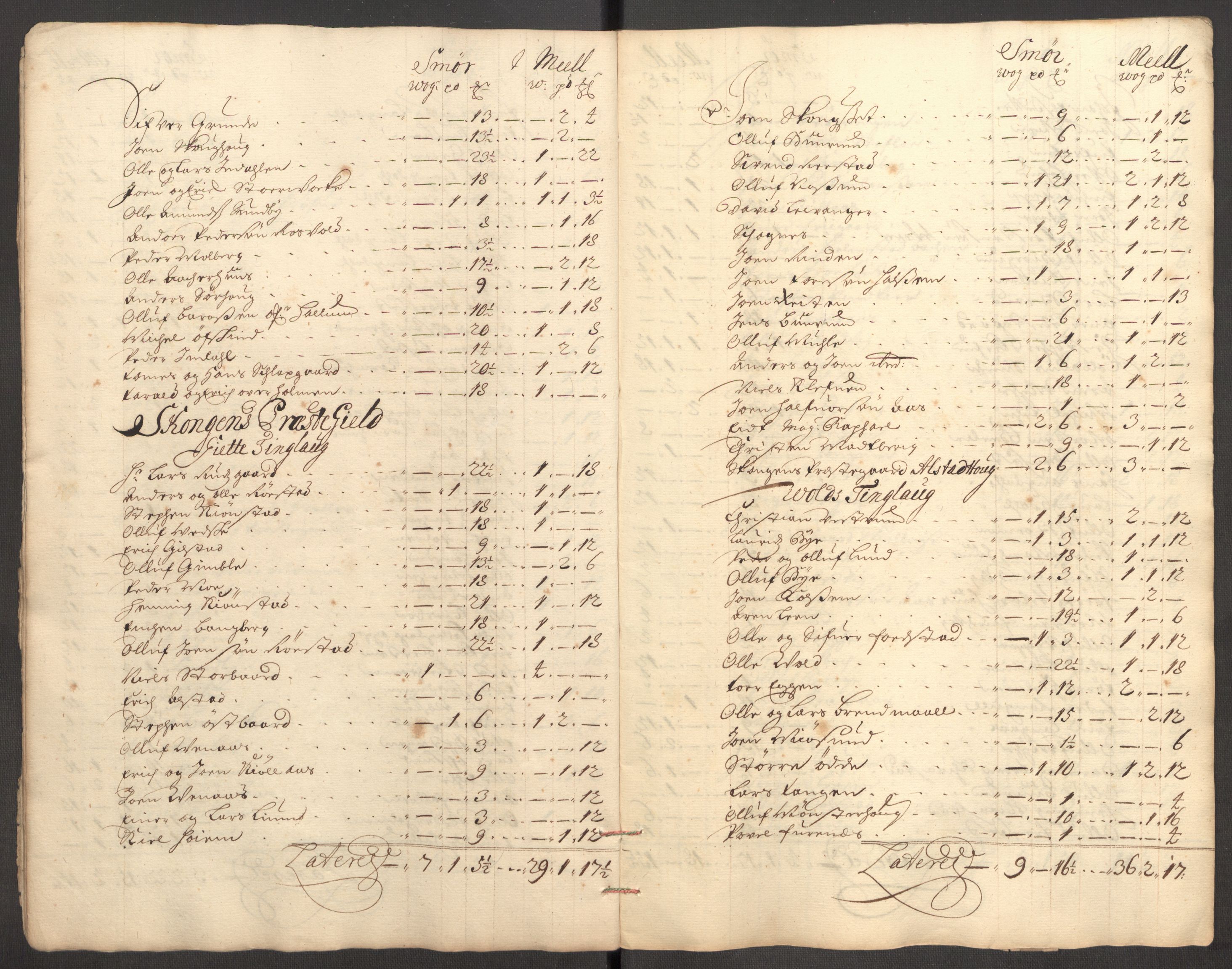 Rentekammeret inntil 1814, Reviderte regnskaper, Fogderegnskap, RA/EA-4092/R62/L4188: Fogderegnskap Stjørdal og Verdal, 1696, s. 34