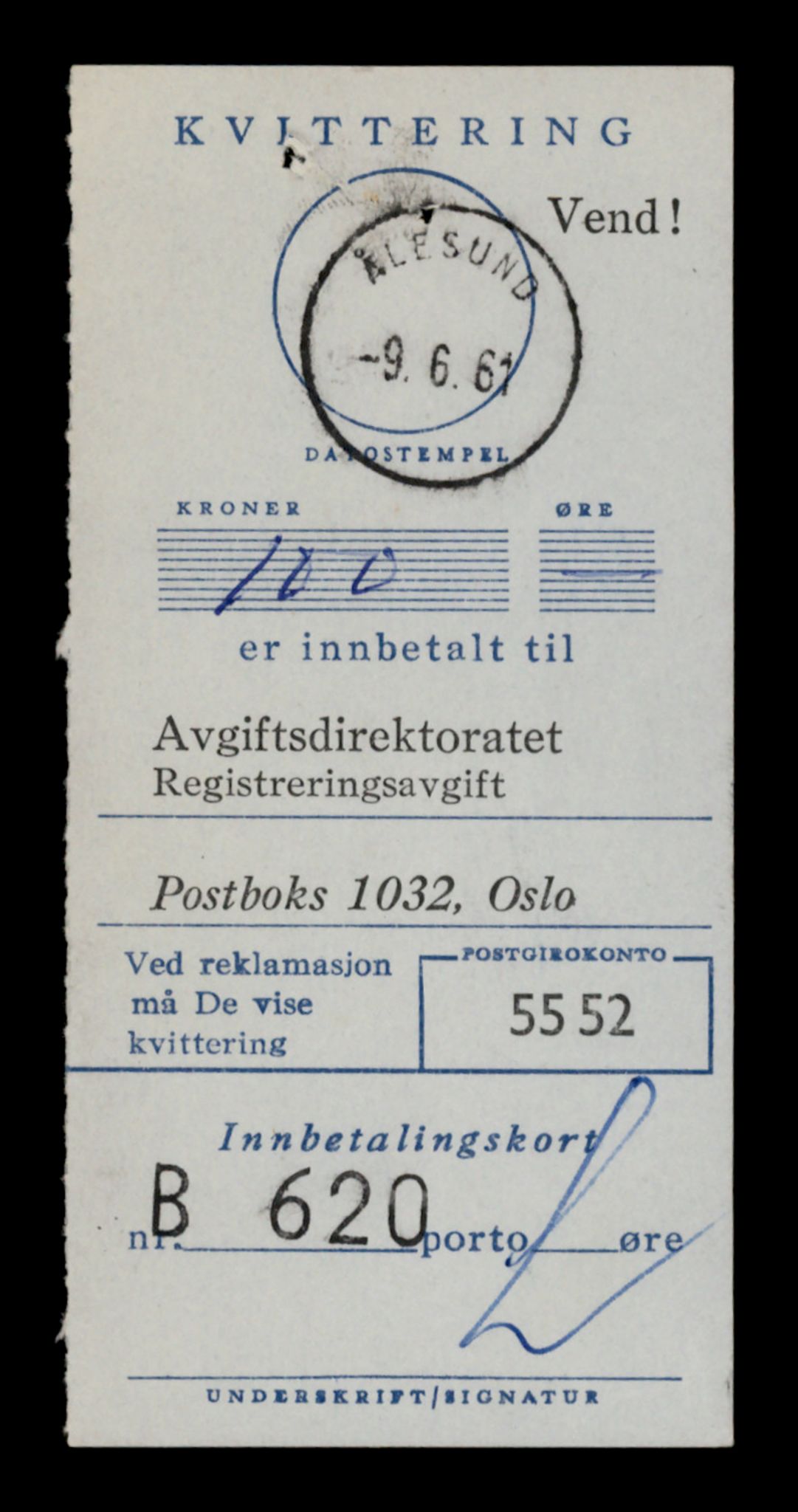 Møre og Romsdal vegkontor - Ålesund trafikkstasjon, SAT/A-4099/F/Fe/L0013: Registreringskort for kjøretøy T 1451 - T 1564, 1927-1998, s. 487