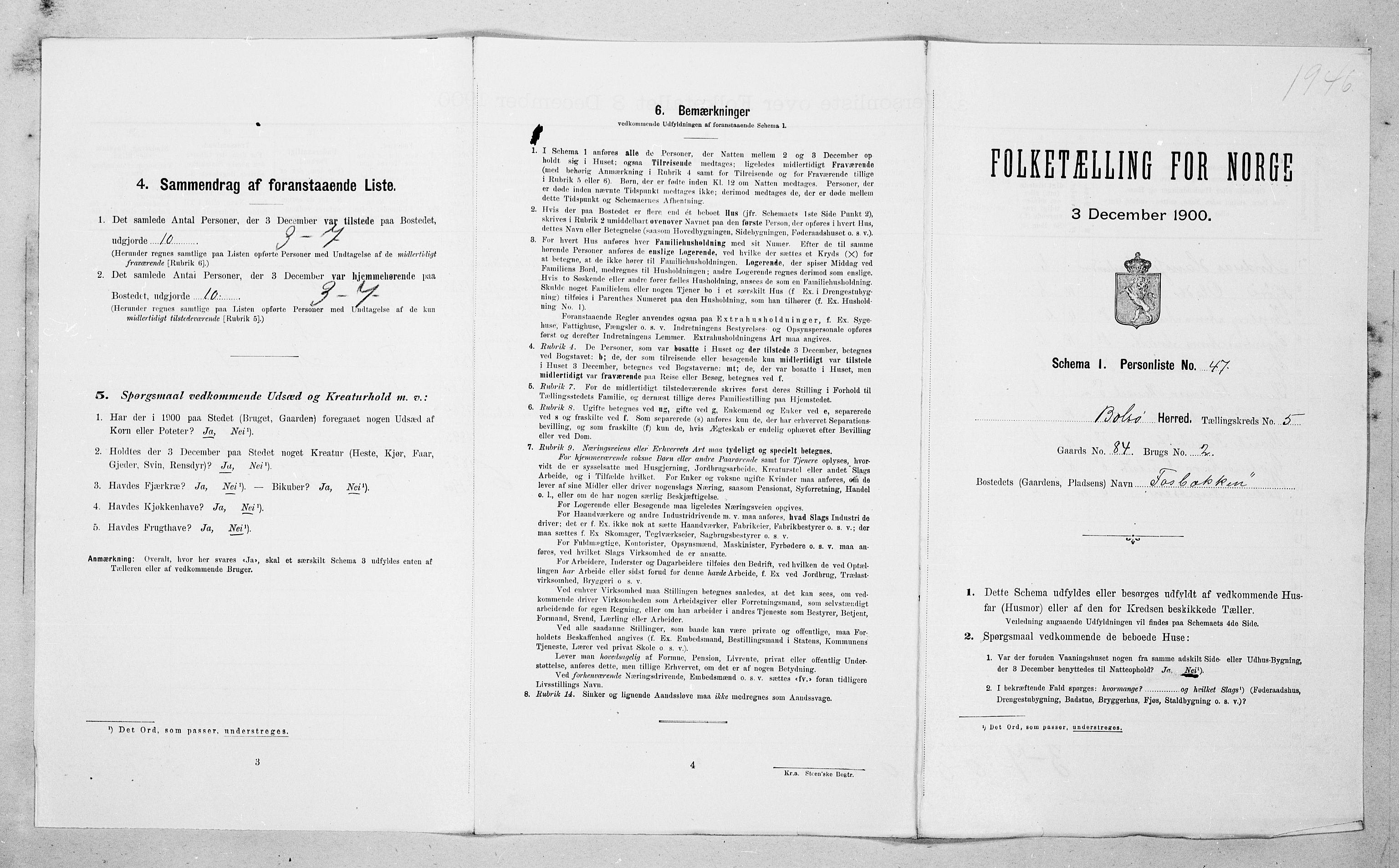 SAT, Folketelling 1900 for 1544 Bolsøy herred, 1900, s. 1015