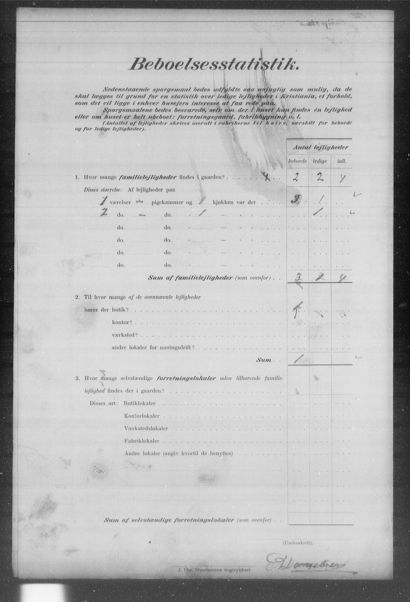 OBA, Kommunal folketelling 31.12.1903 for Kristiania kjøpstad, 1903, s. 20135