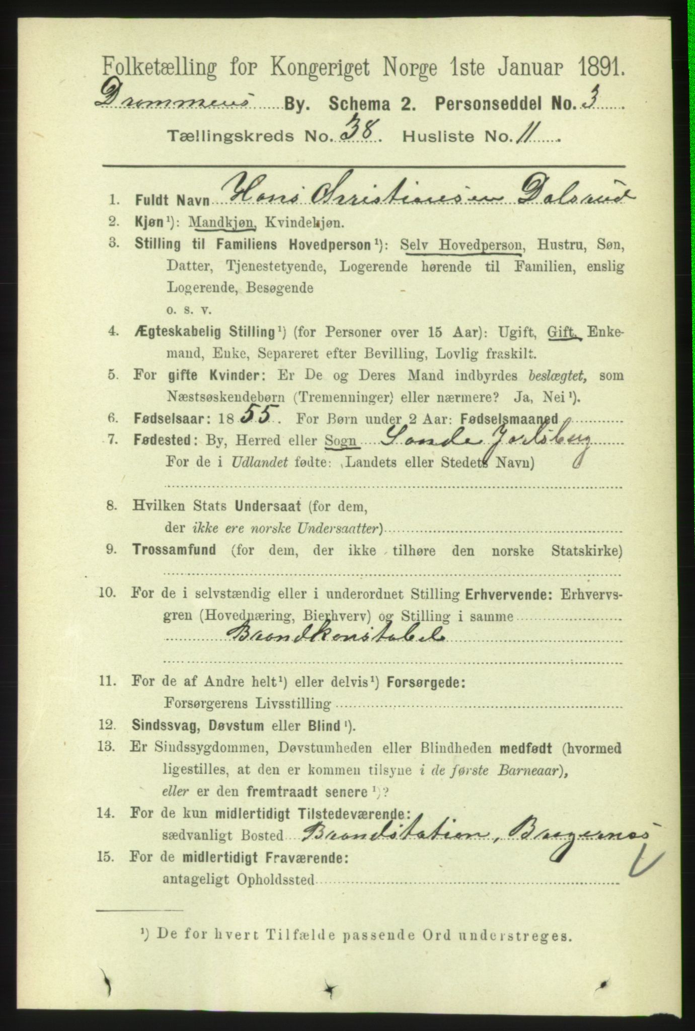 RA, Folketelling 1891 for 0602 Drammen kjøpstad, 1891, s. 23044