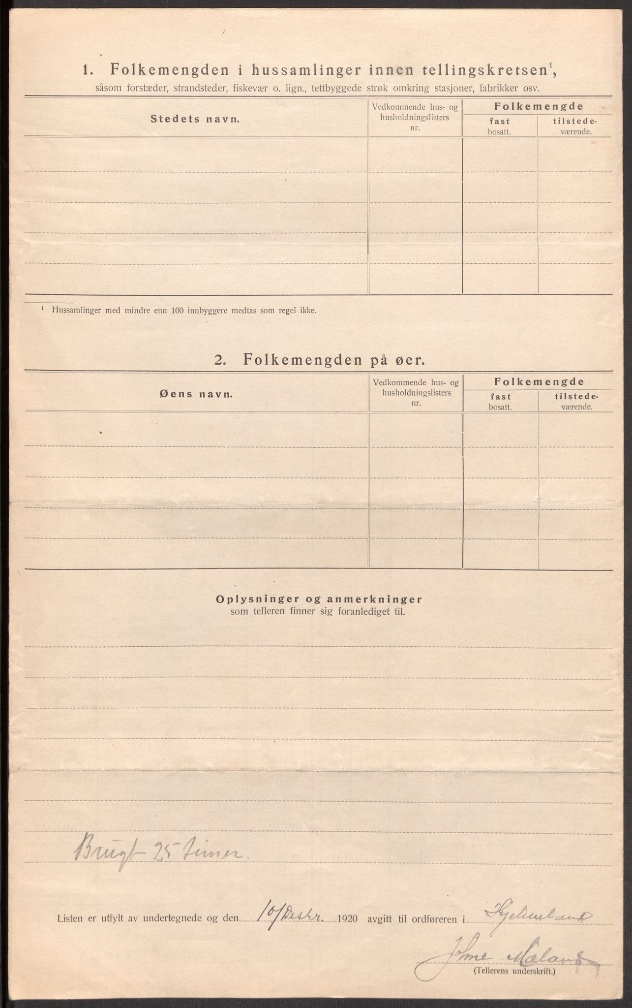 SAST, Folketelling 1920 for 1133 Hjelmeland herred, 1920, s. 28