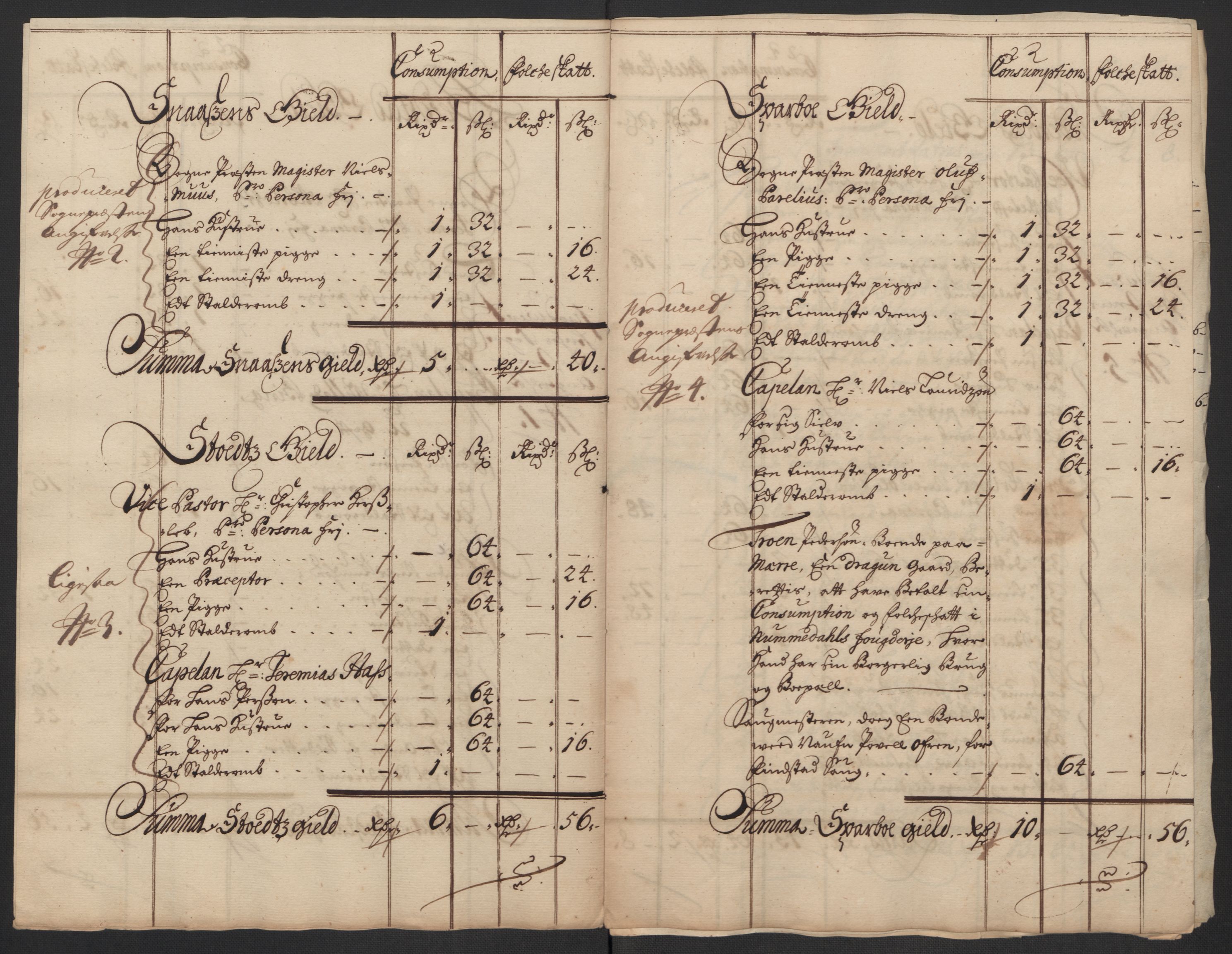 Rentekammeret inntil 1814, Reviderte regnskaper, Fogderegnskap, AV/RA-EA-4092/R63/L4310: Fogderegnskap Inderøy, 1698-1699, s. 316