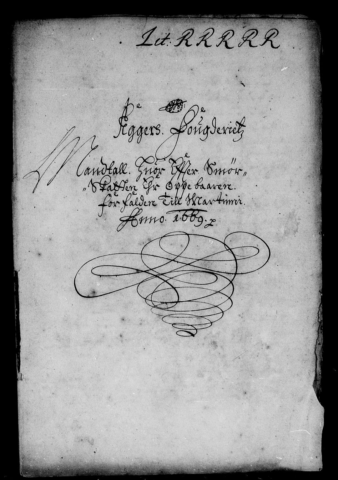 Rentekammeret inntil 1814, Reviderte regnskaper, Stiftamtstueregnskaper, Landkommissariatet på Akershus og Akershus stiftamt, AV/RA-EA-5869/R/Rb/L0064: Akershus stiftamt, 1669