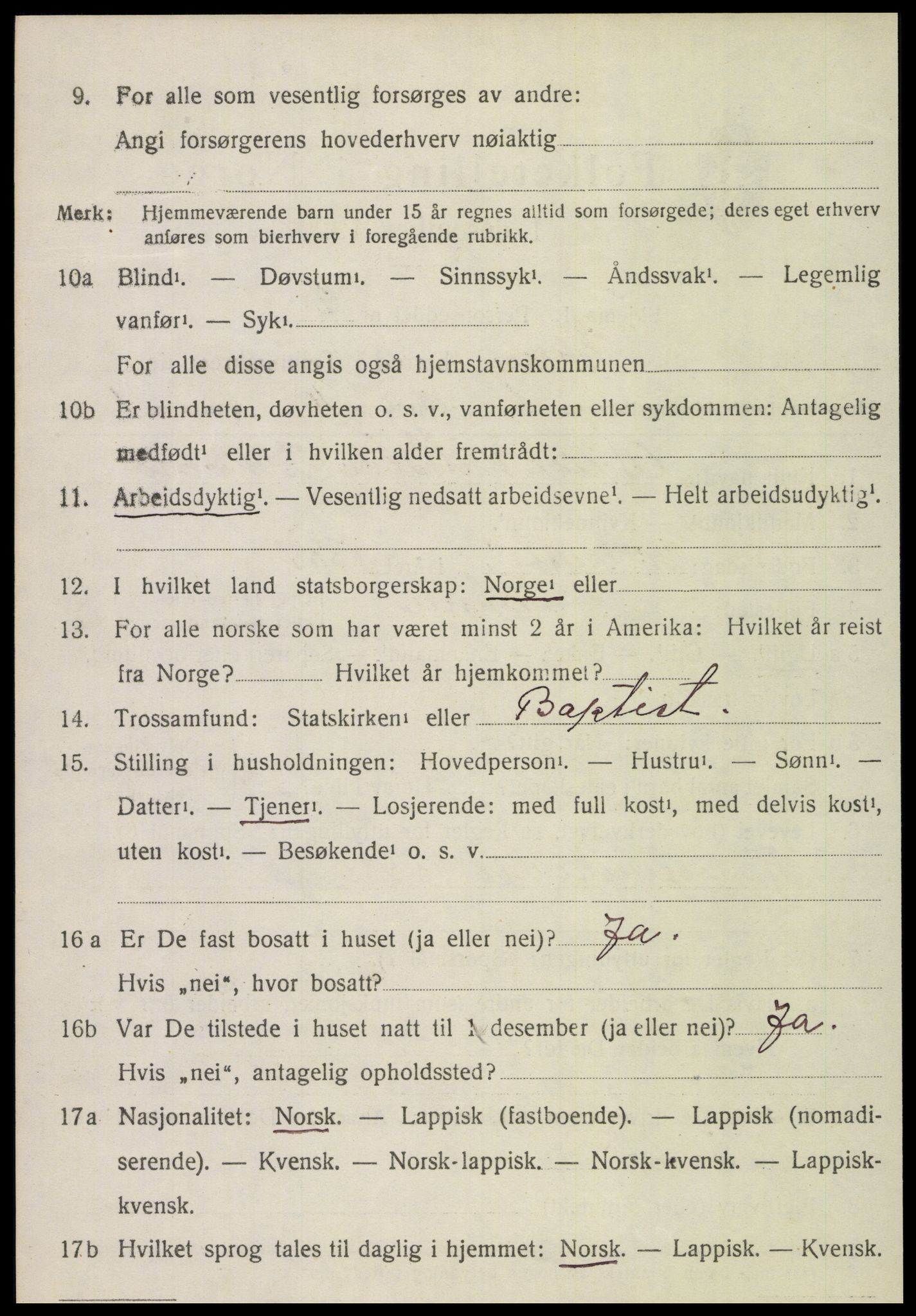 SAT, Folketelling 1920 for 1750 Vikna herred, 1920, s. 1562