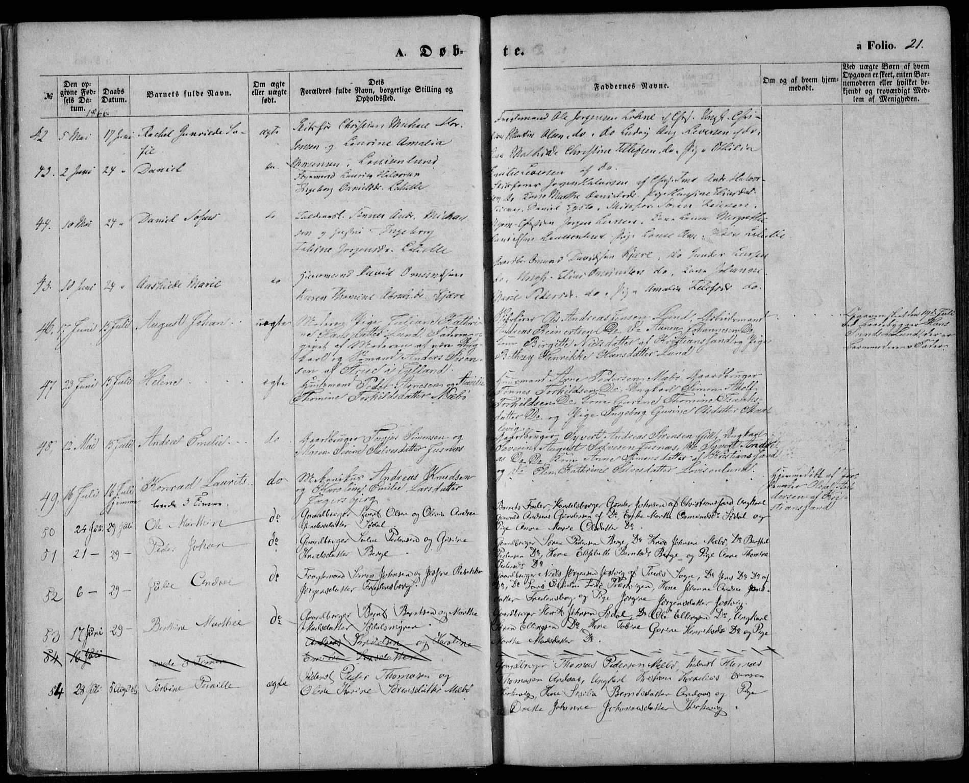 Oddernes sokneprestkontor, SAK/1111-0033/F/Fa/Faa/L0008: Ministerialbok nr. A 8, 1864-1880, s. 21