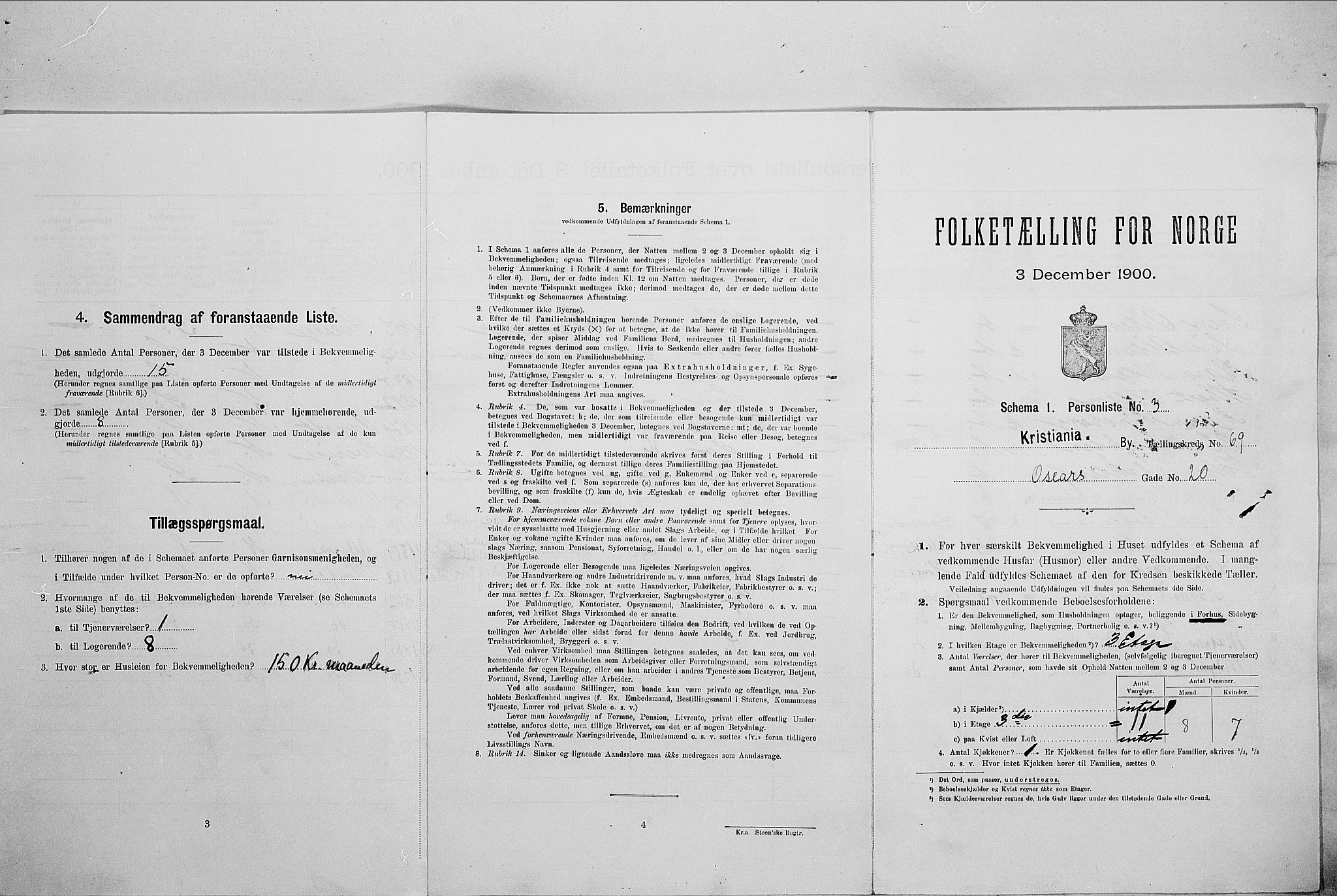 SAO, Folketelling 1900 for 0301 Kristiania kjøpstad, 1900, s. 68839