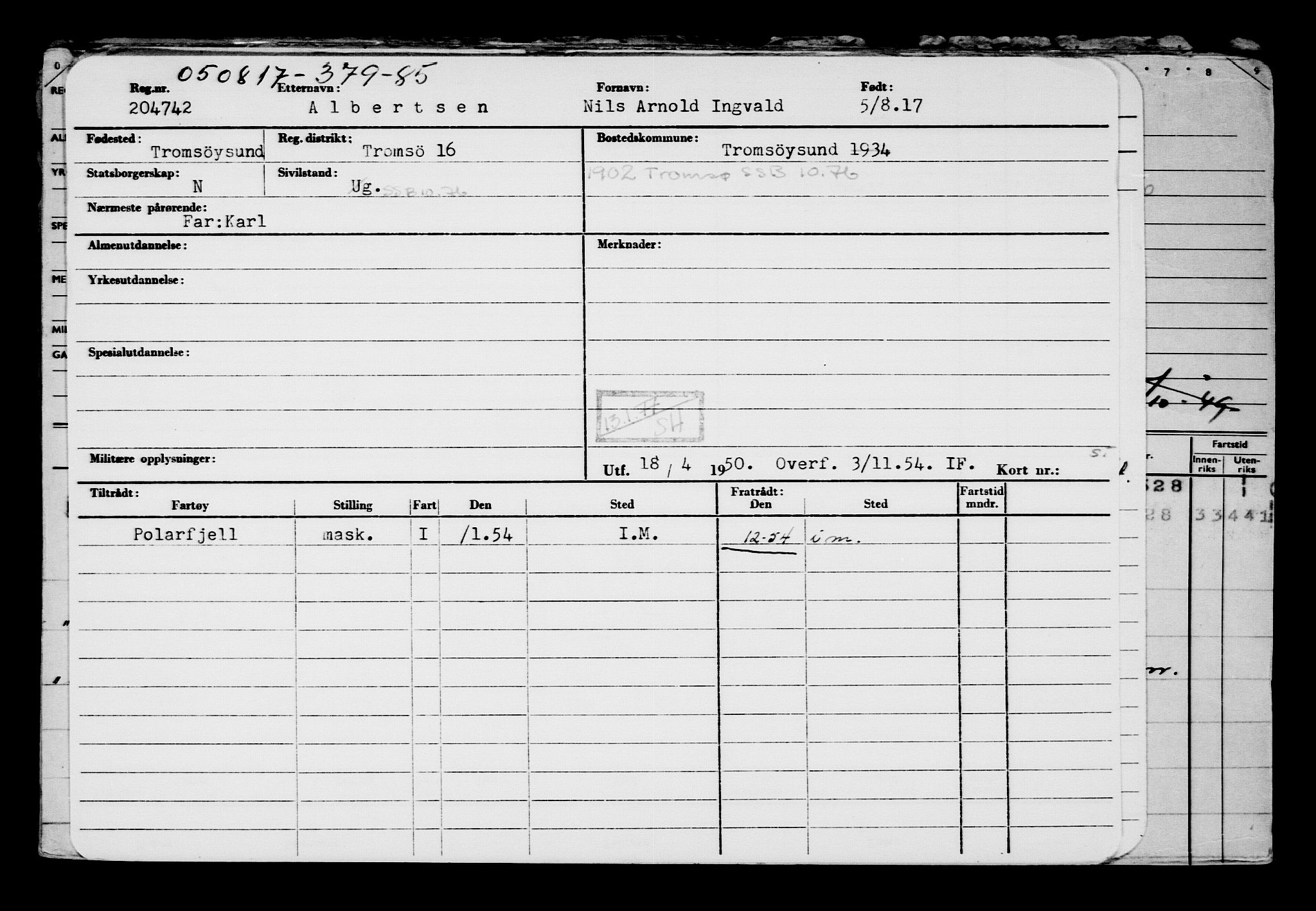 Direktoratet for sjømenn, AV/RA-S-3545/G/Gb/L0150: Hovedkort, 1917, s. 728