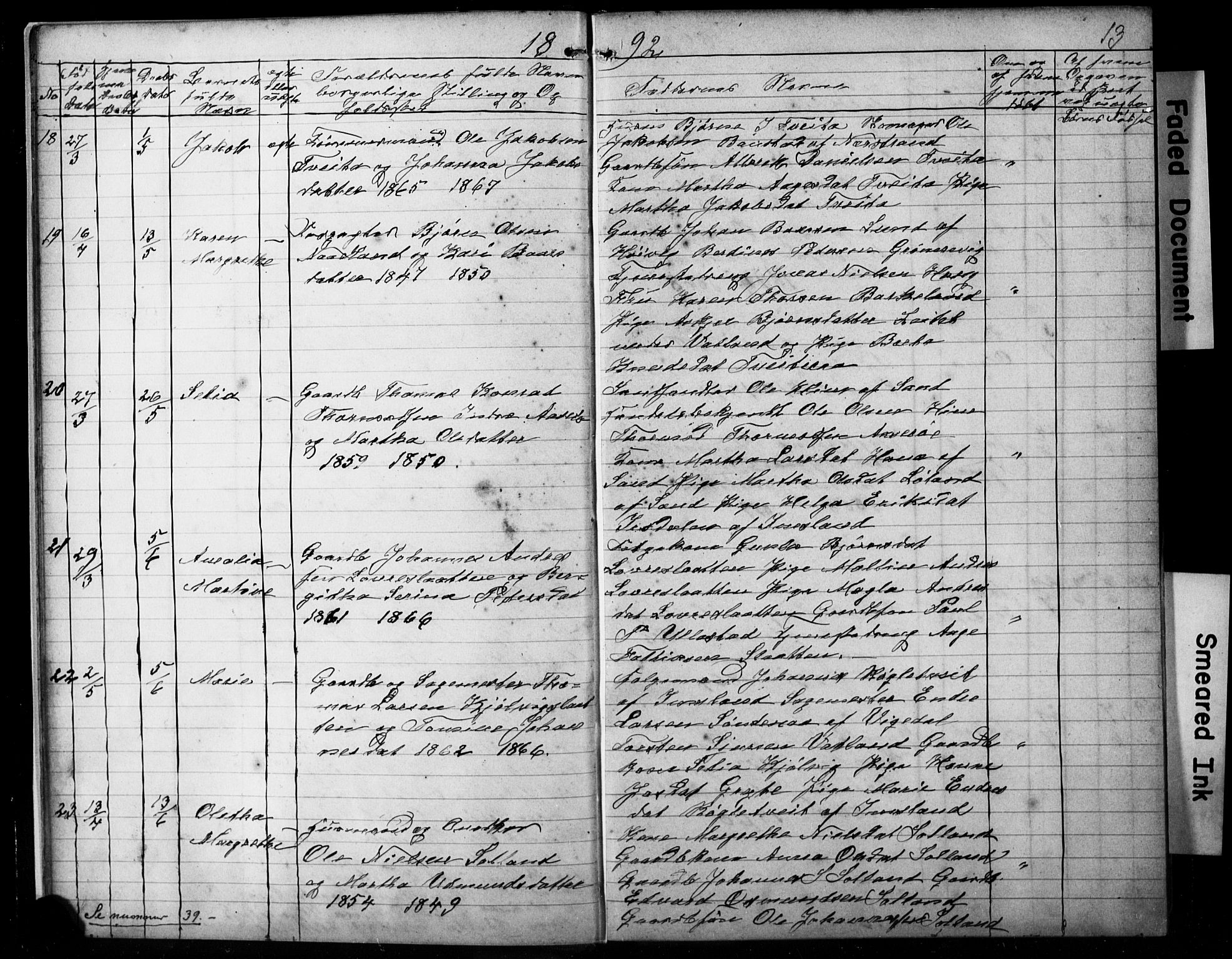 Jelsa sokneprestkontor, AV/SAST-A-101842/01/V: Klokkerbok nr. B 4, 1890-1928, s. 13