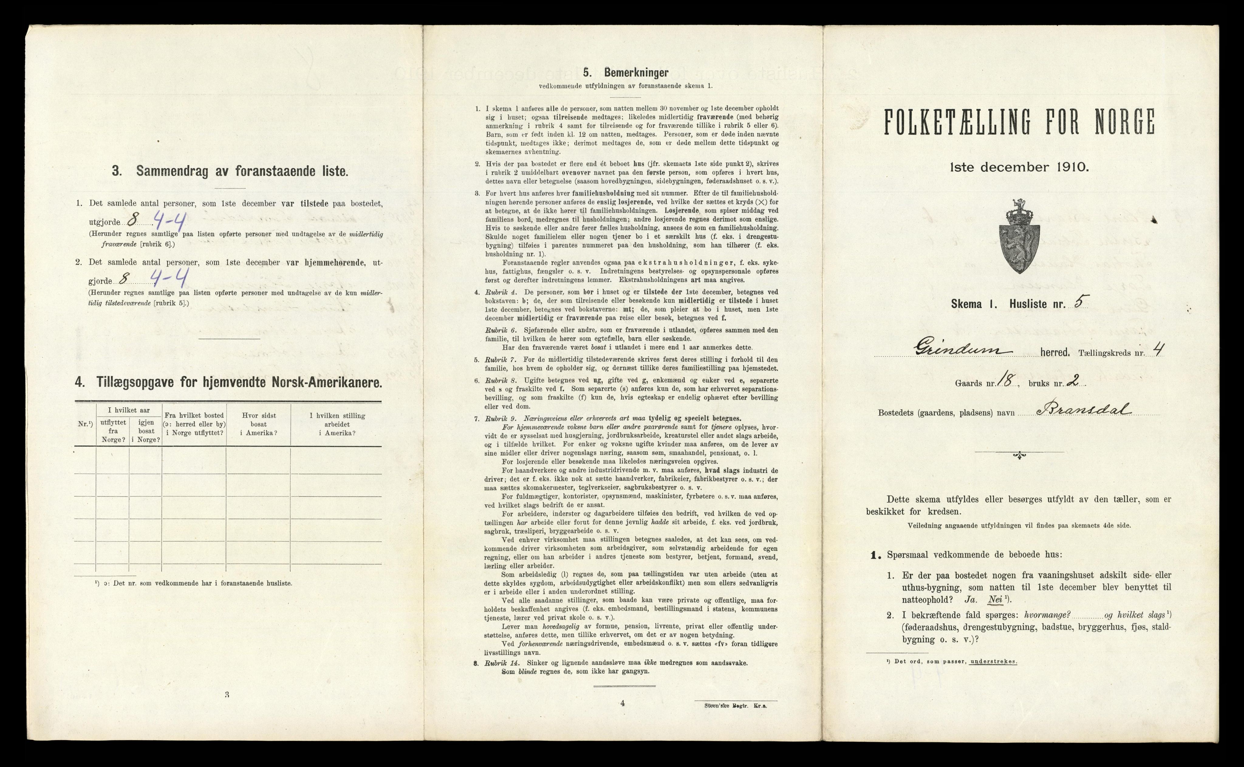 RA, Folketelling 1910 for 1025 Grindheim herred, 1910, s. 237
