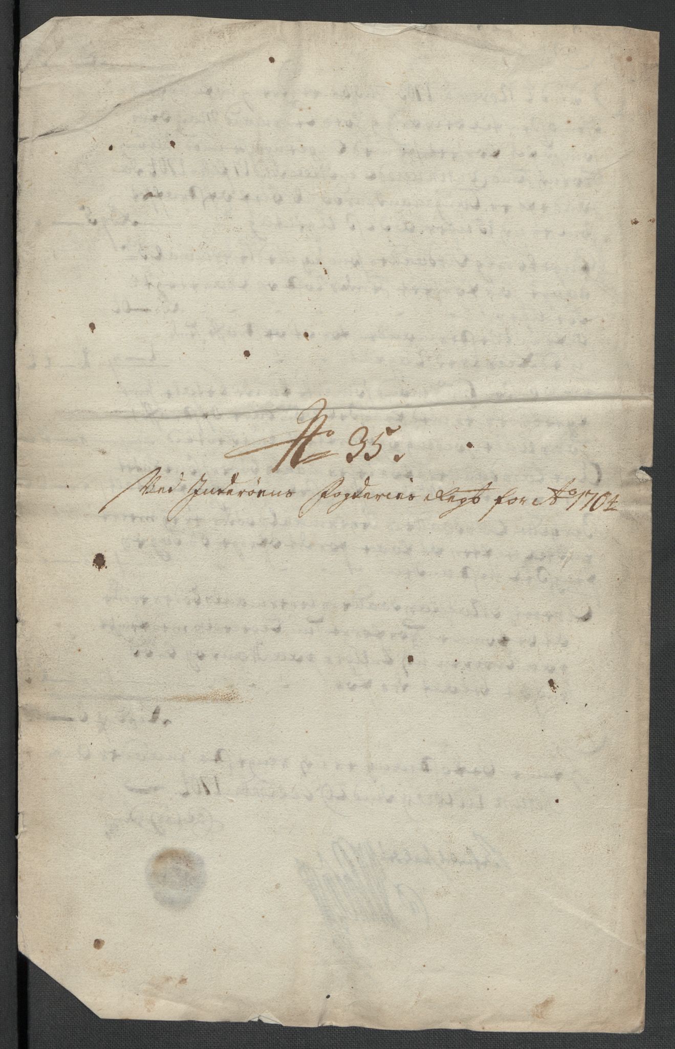 Rentekammeret inntil 1814, Reviderte regnskaper, Fogderegnskap, RA/EA-4092/R63/L4313: Fogderegnskap Inderøy, 1703-1704, s. 607