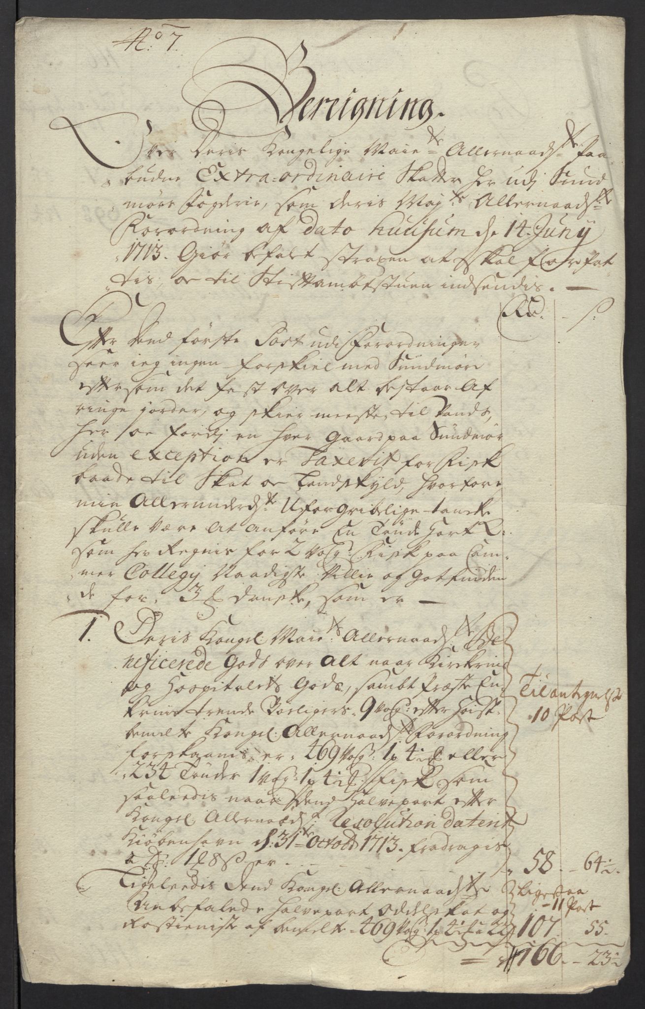 Rentekammeret inntil 1814, Reviderte regnskaper, Fogderegnskap, RA/EA-4092/R54/L3565: Fogderegnskap Sunnmøre, 1712-1713, s. 434