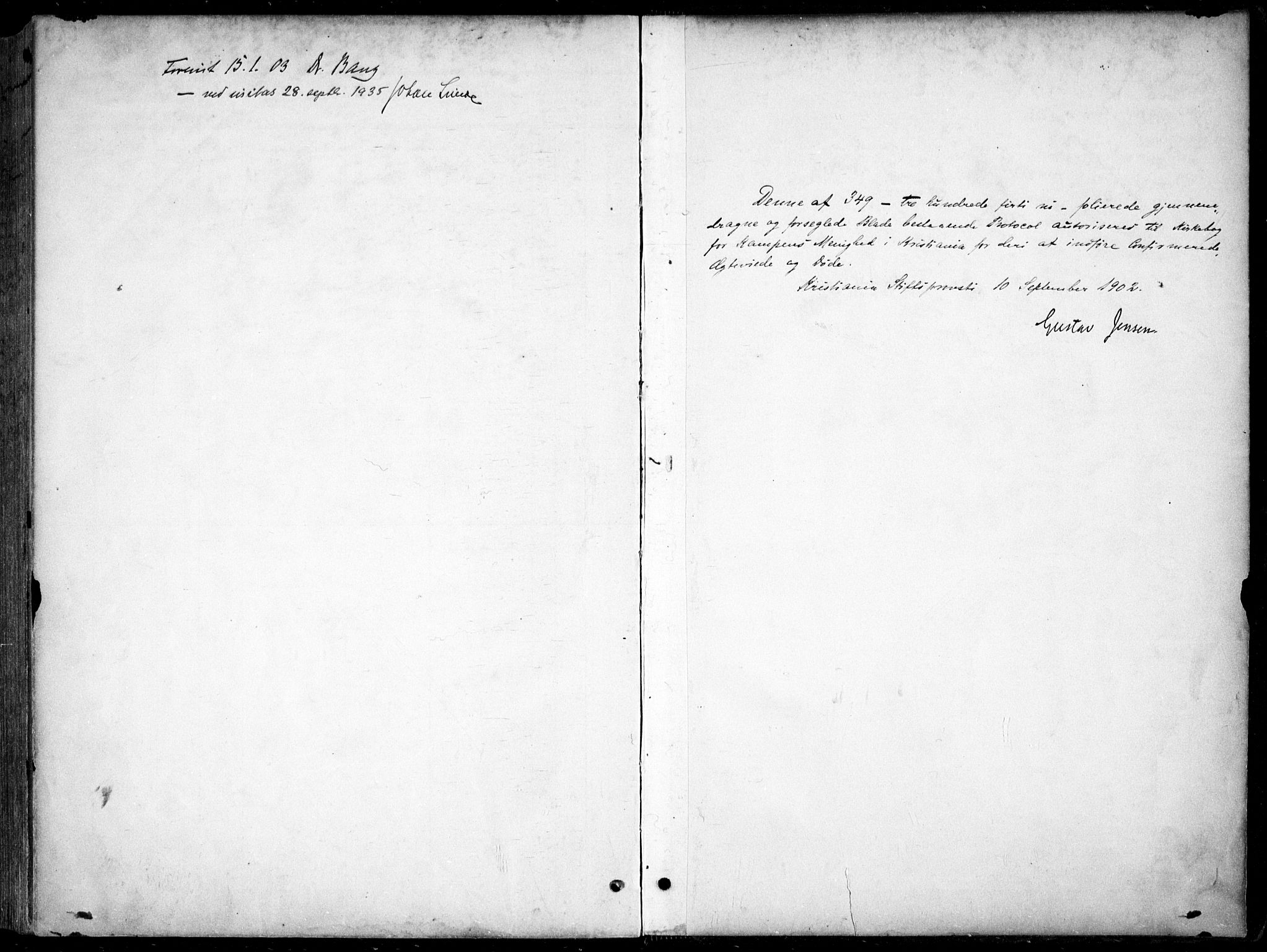 Kampen prestekontor Kirkebøker, AV/SAO-A-10853/F/Fa/L0009: Ministerialbok nr. I 9, 1899-1911