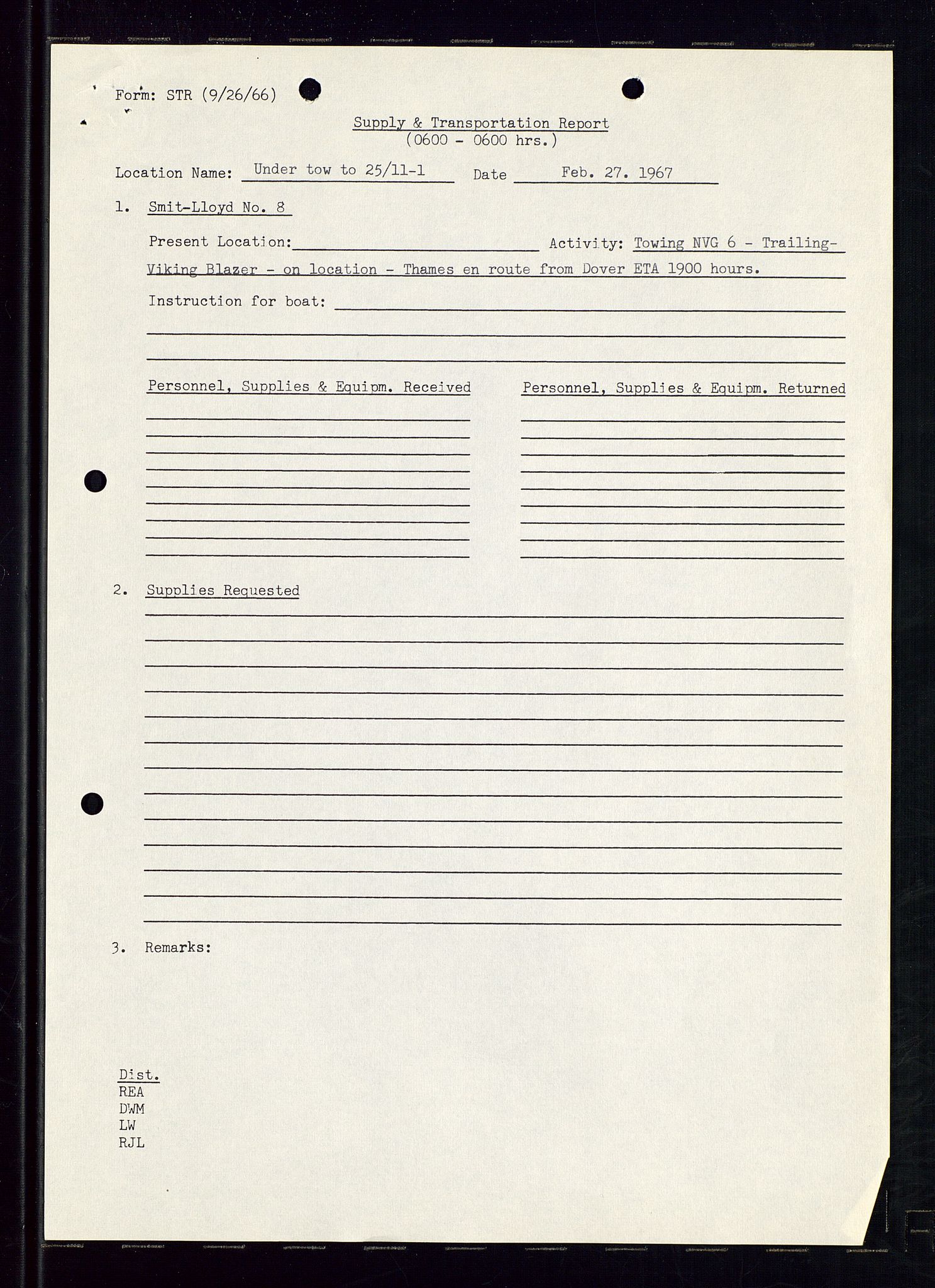 Pa 1512 - Esso Exploration and Production Norway Inc., AV/SAST-A-101917/E/Ea/L0011: Well 25/11-1, 1966-1967, s. 630