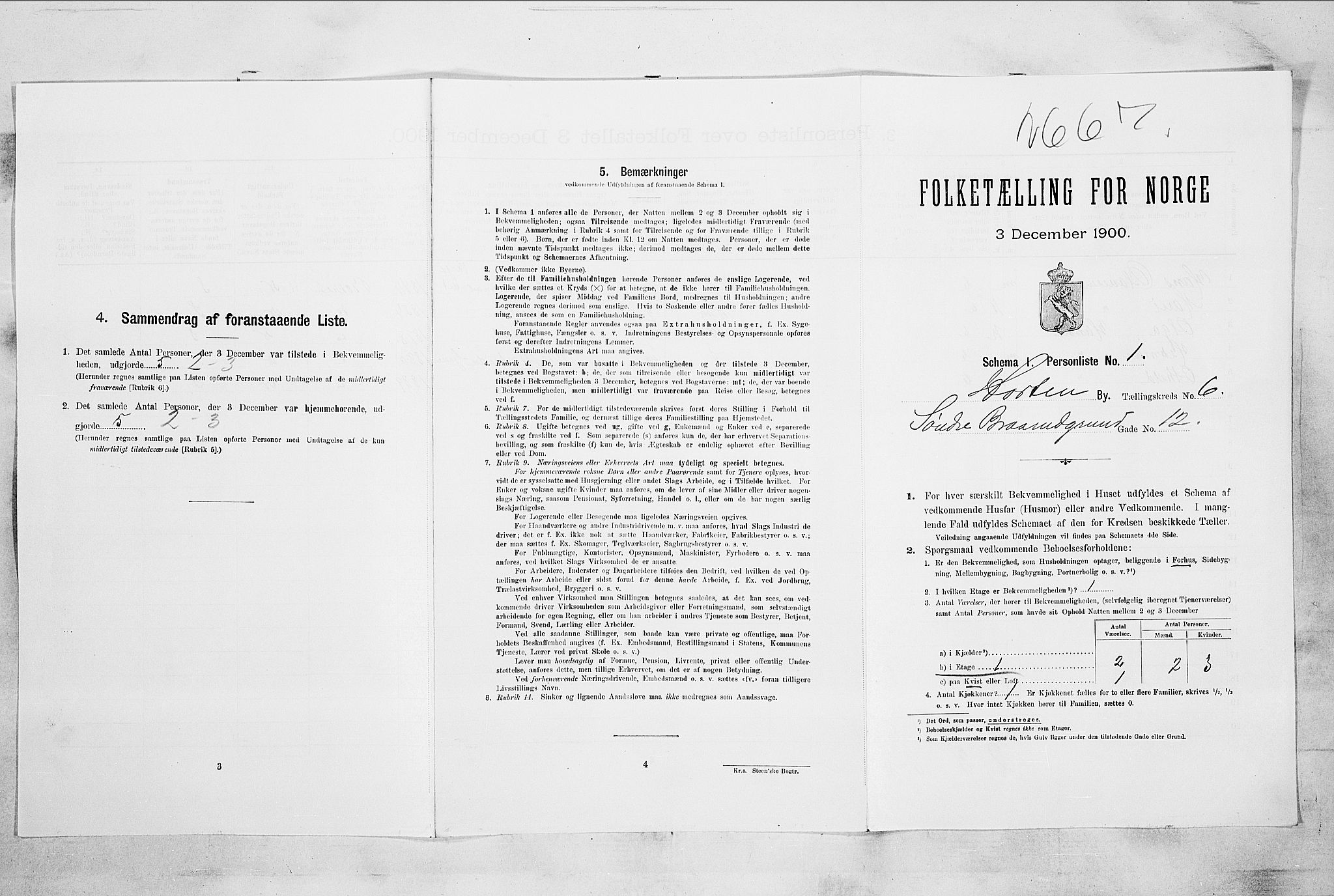 RA, Folketelling 1900 for 0703 Horten ladested, 1900, s. 4548