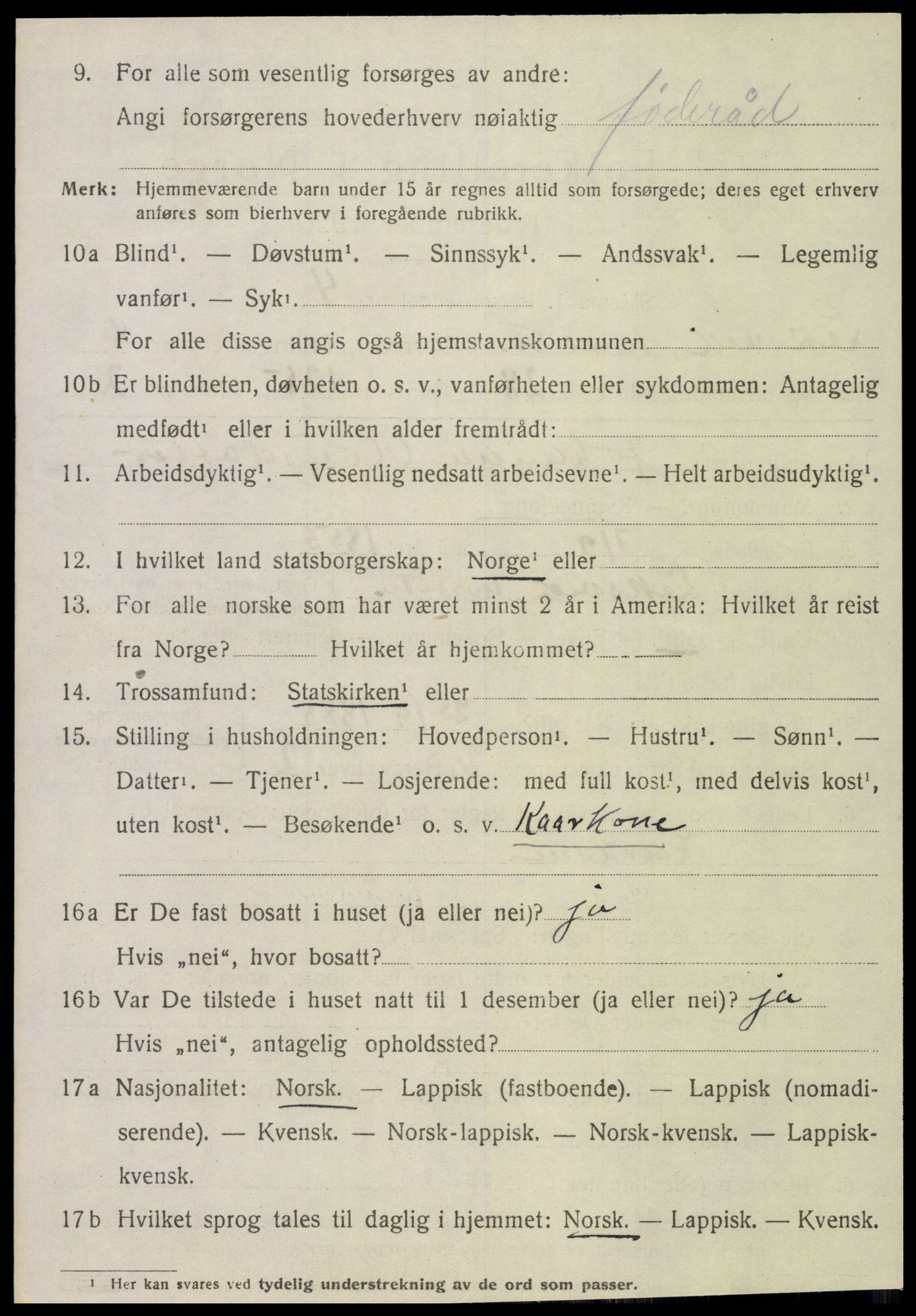 SAT, Folketelling 1920 for 1718 Leksvik herred, 1920, s. 6867