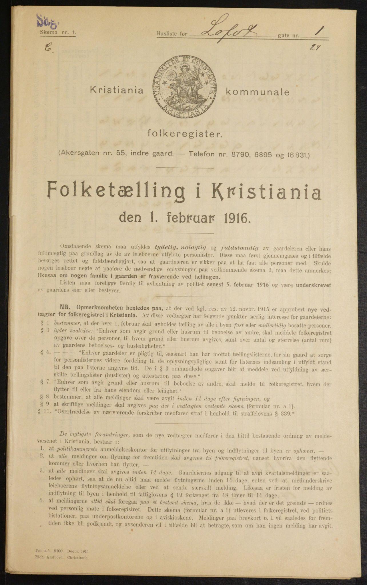 OBA, Kommunal folketelling 1.2.1916 for Kristiania, 1916, s. 59652