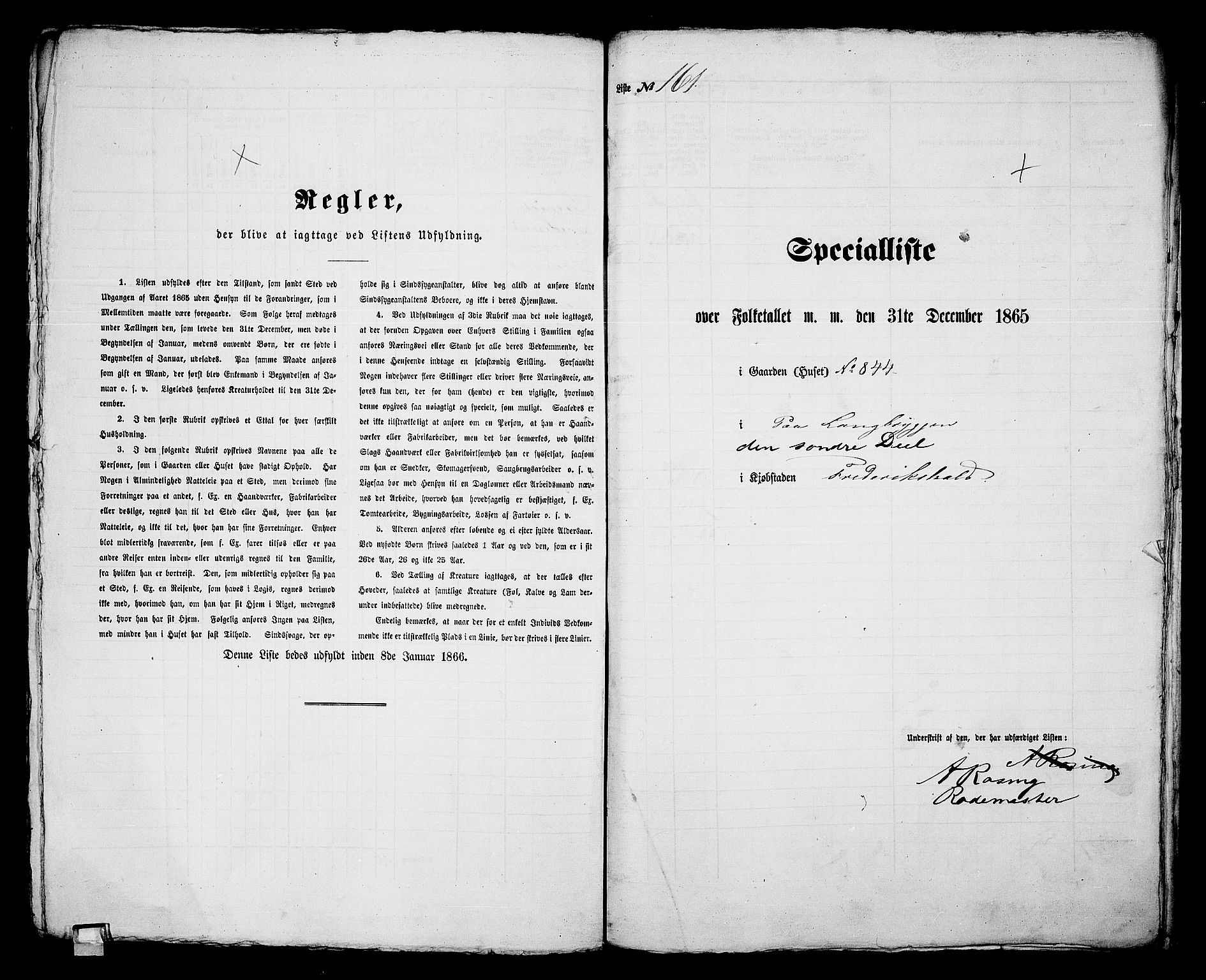 RA, Folketelling 1865 for 0101P Fredrikshald prestegjeld, 1865, s. 335