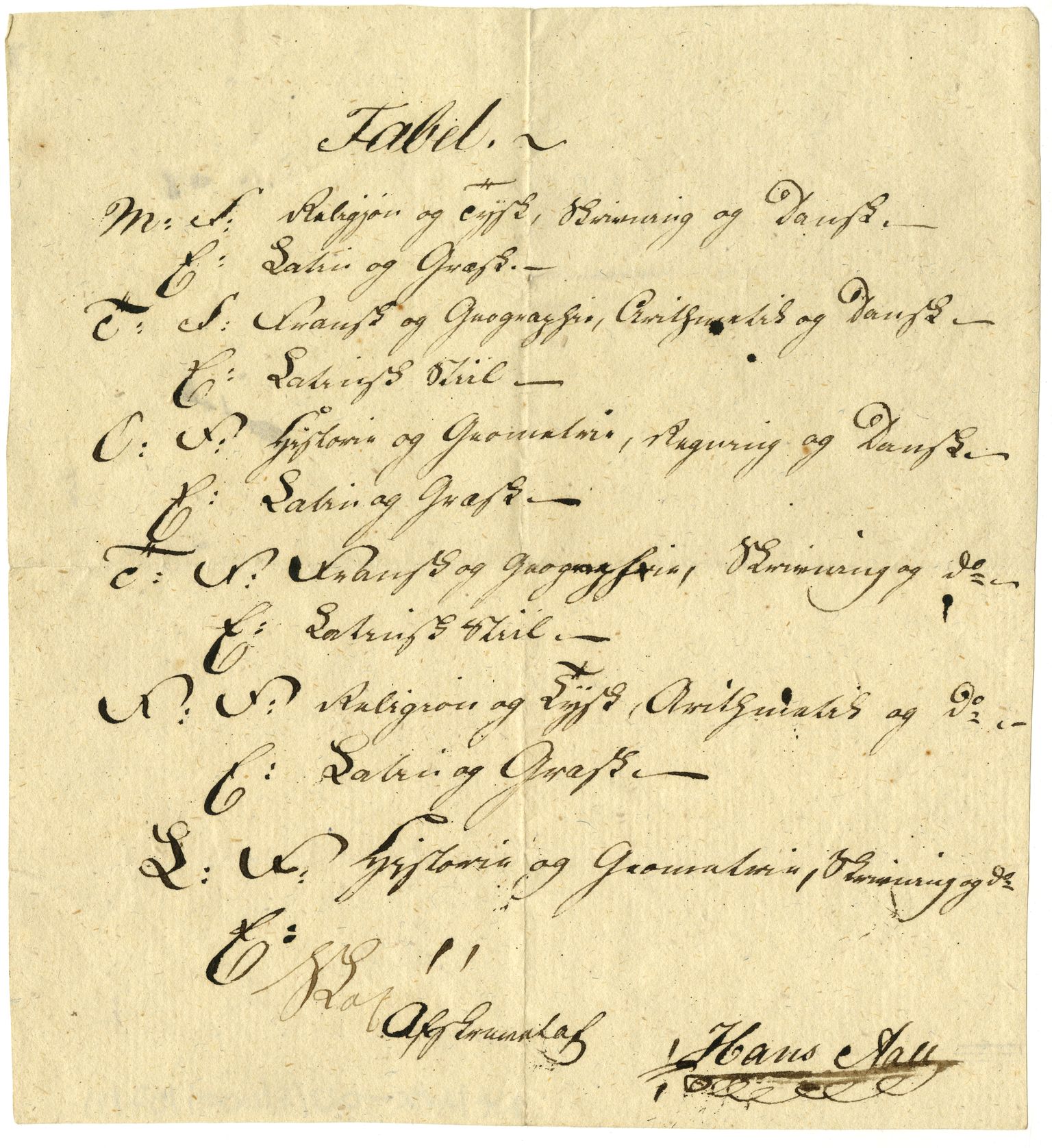Diderik Maria Aalls brevsamling, NF/Ark-1023/F/L0001: D.M. Aalls brevsamling. A - B, 1738-1889, s. 52