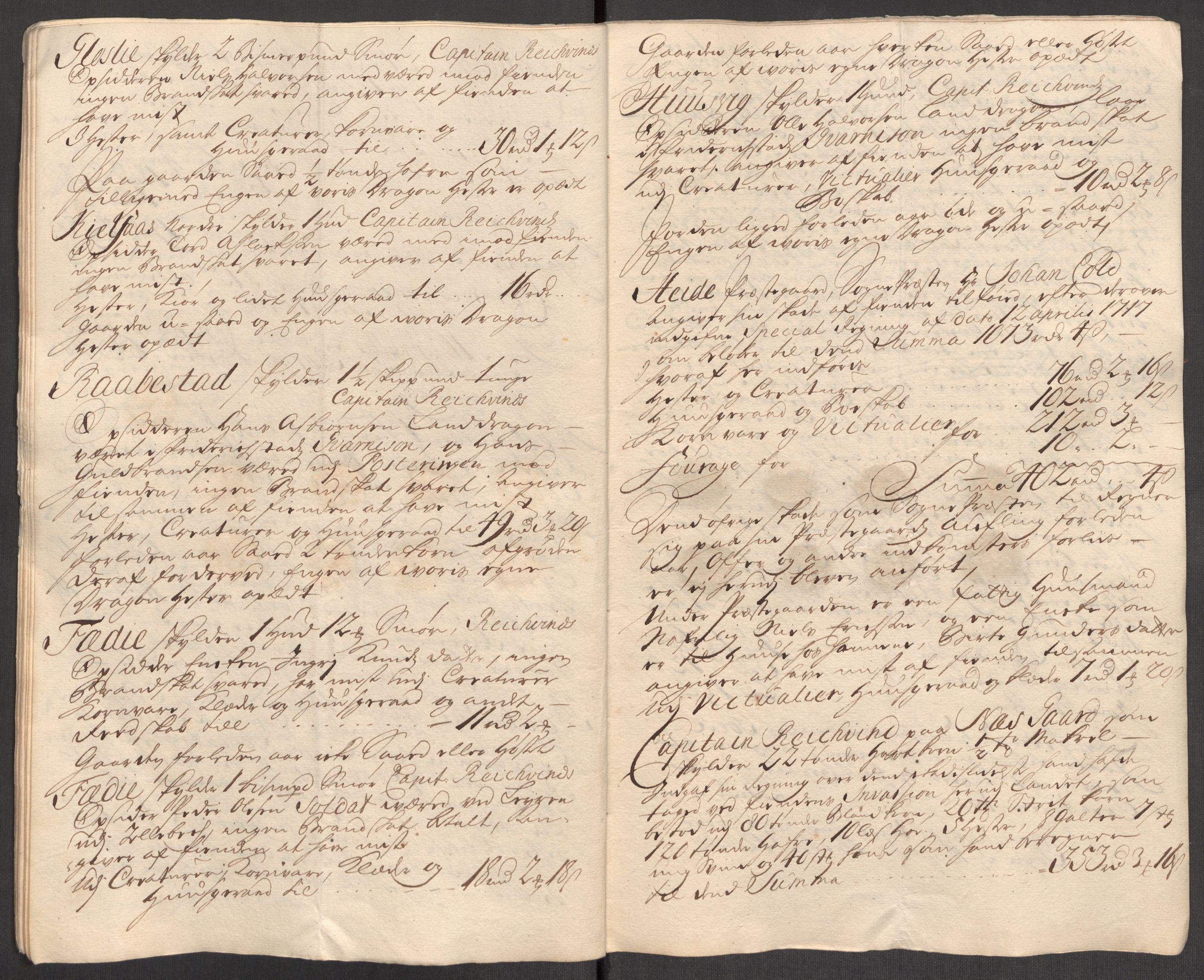 Rentekammeret inntil 1814, Realistisk ordnet avdeling, AV/RA-EA-4070/Ki/L0010: [S8]: Tingsvitner om skader påført allmuen i Smålenene under fiendens angrep i 1716. Opptatt av Werenskiold og H. Nobel etter kongelig befaling 02.11.1716, 1716-1717, s. 274