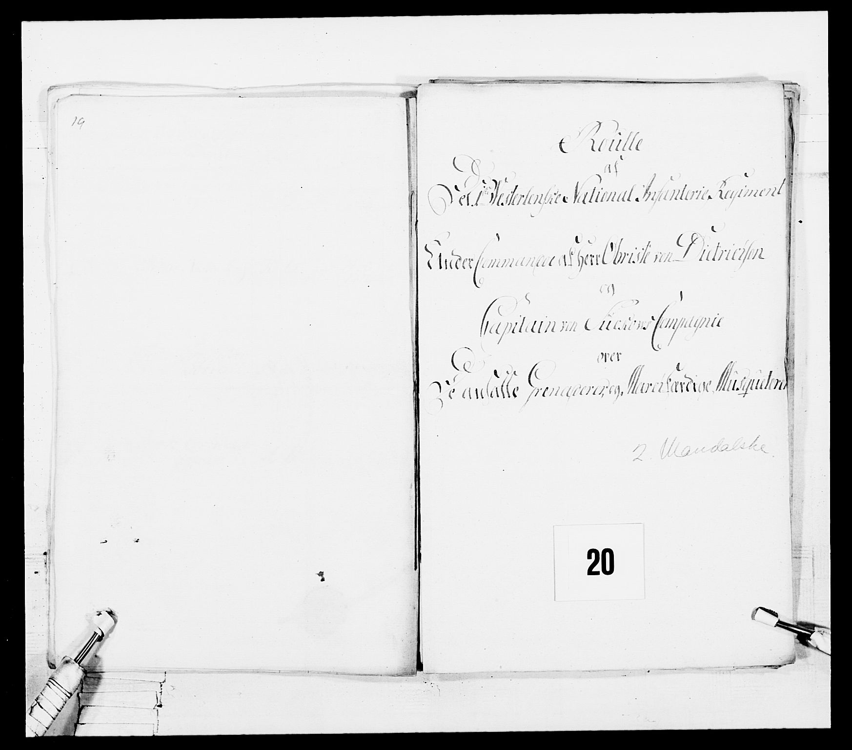 Generalitets- og kommissariatskollegiet, Det kongelige norske kommissariatskollegium, RA/EA-5420/E/Eh/L0102: 1. Vesterlenske nasjonale infanteriregiment, 1778-1780, s. 114