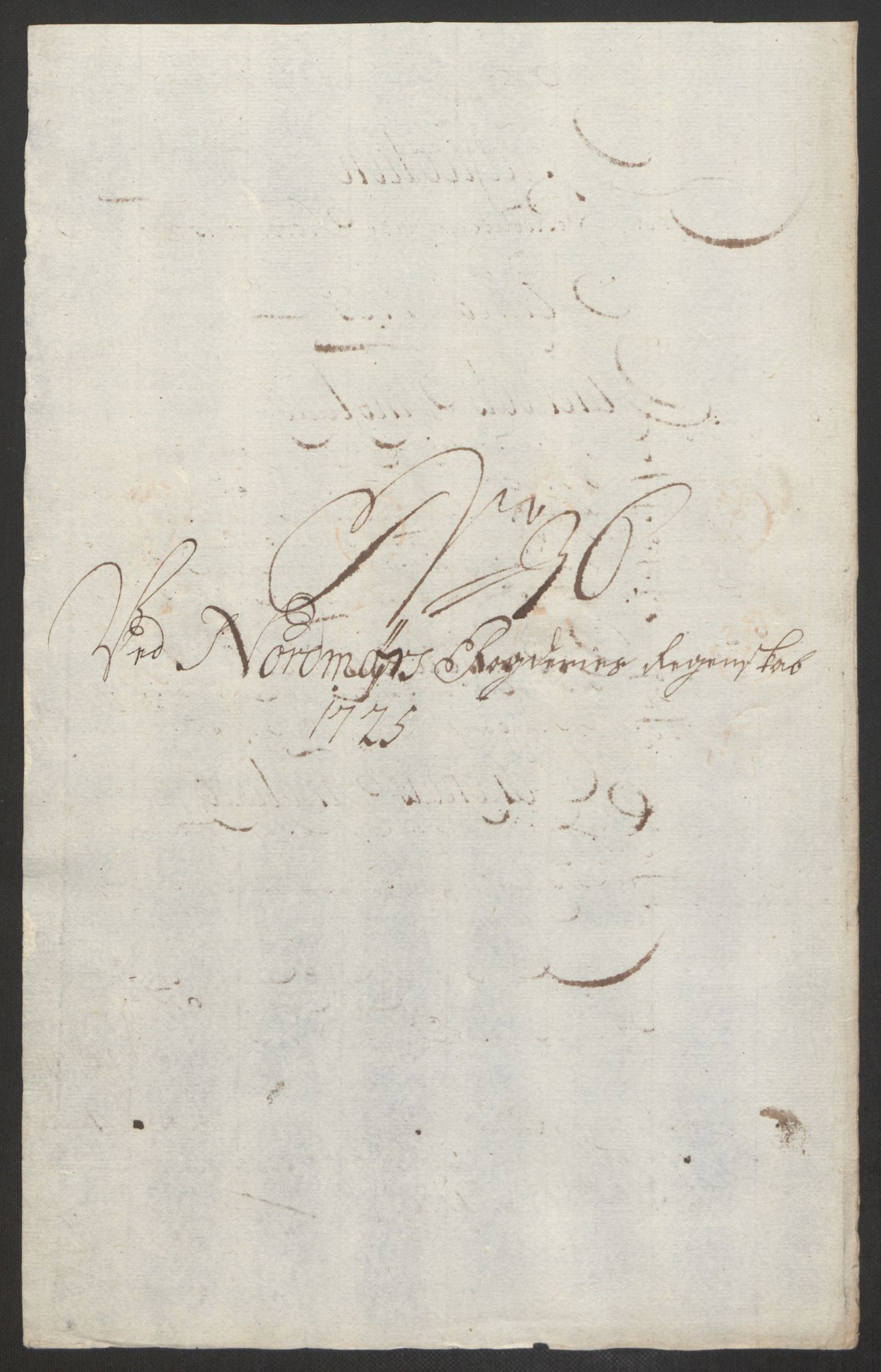 Rentekammeret inntil 1814, Reviderte regnskaper, Fogderegnskap, AV/RA-EA-4092/R56/L3758: Fogderegnskap Nordmøre, 1725, s. 254