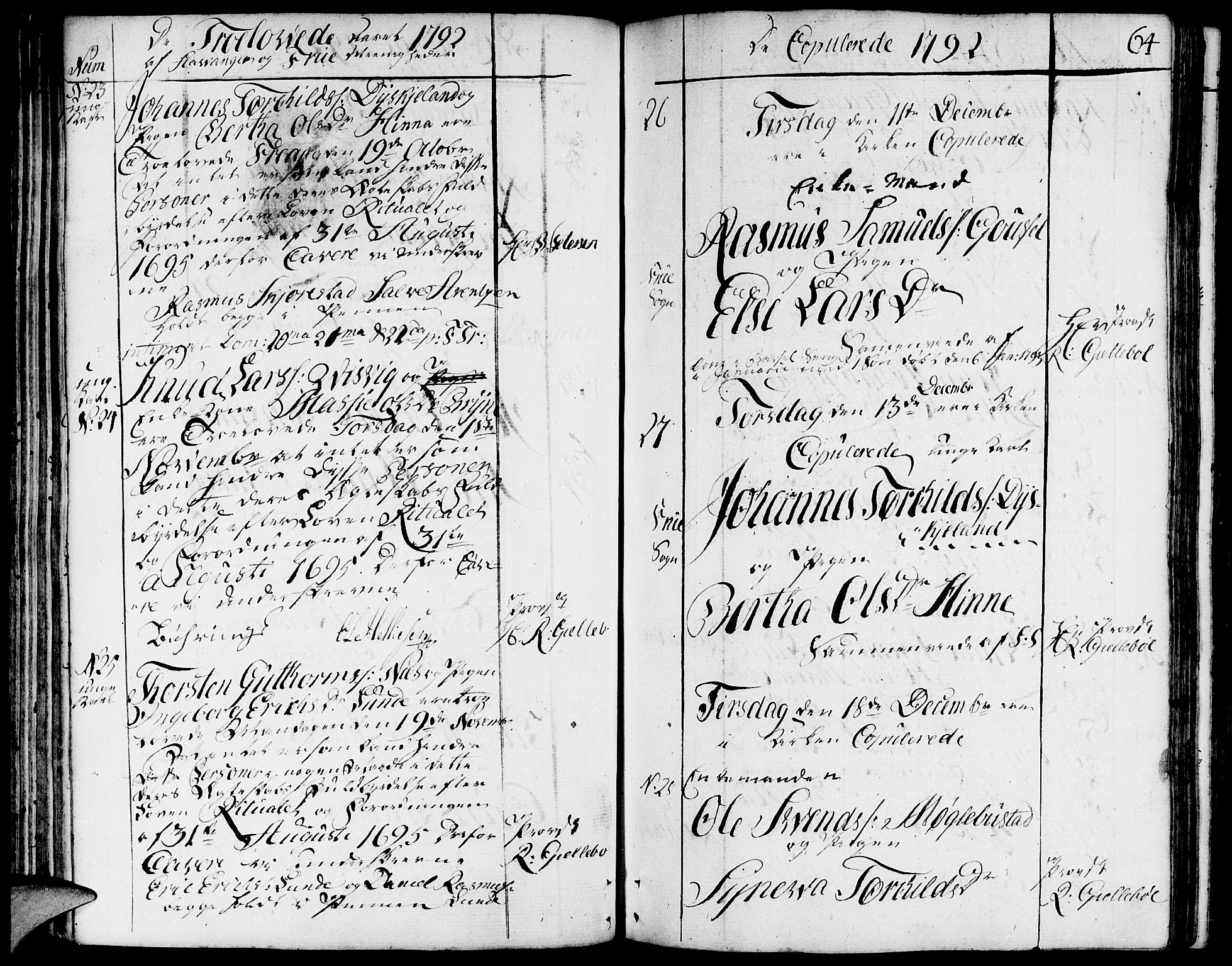 Domkirken sokneprestkontor, AV/SAST-A-101812/001/30/30BA/L0006: Ministerialbok nr. A 6, 1783-1815, s. 64