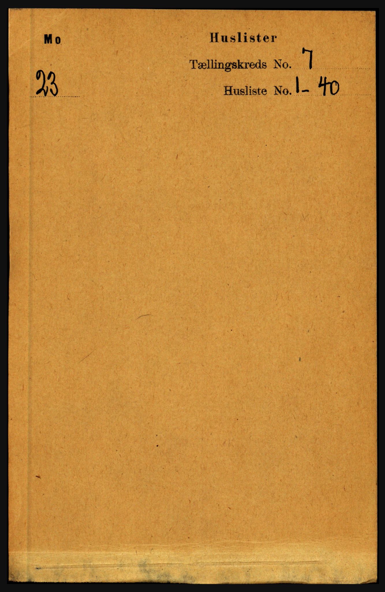 RA, Folketelling 1891 for 1833 Mo herred, 1891, s. 2512