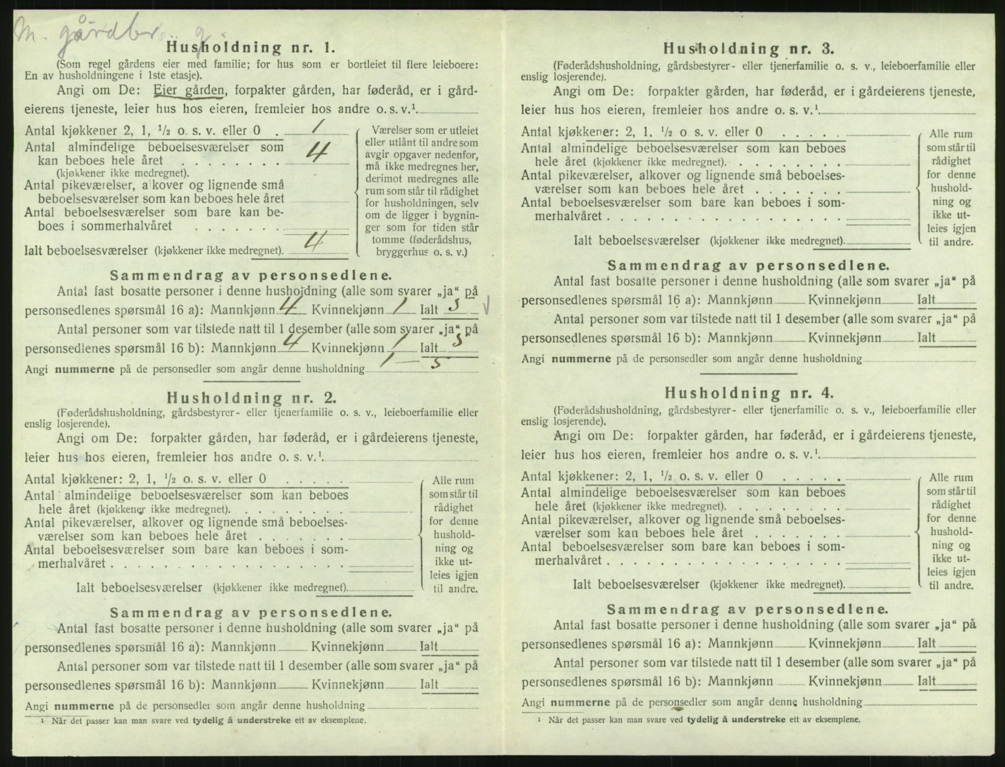 SAT, Folketelling 1920 for 1833 Mo herred, 1920, s. 1391